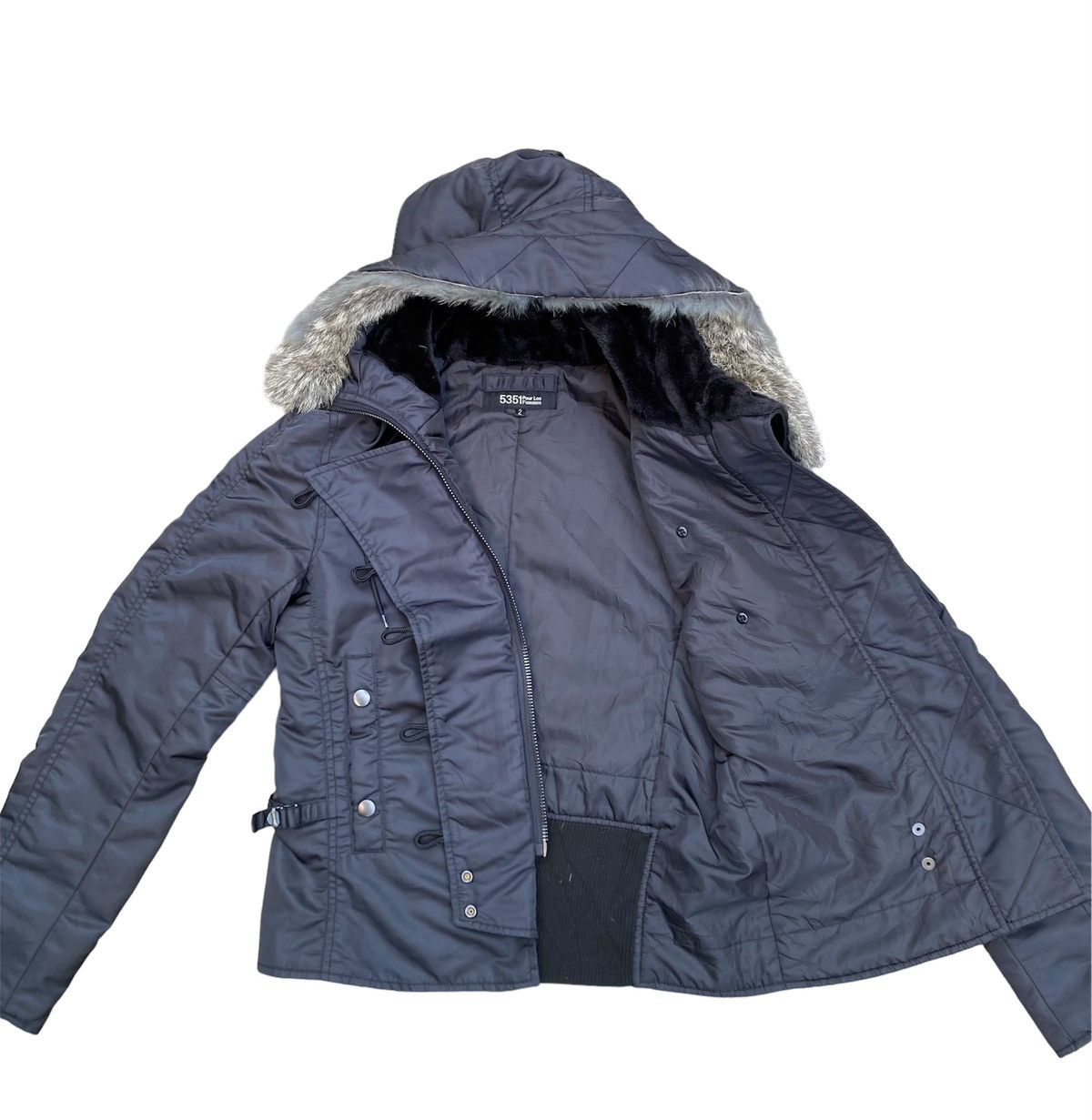 5351 POUR LES FEMMES 5351 Pour Les Femmes Black Jacket Size M / US 6-8 / IT 42-44 - 8 Thumbnail