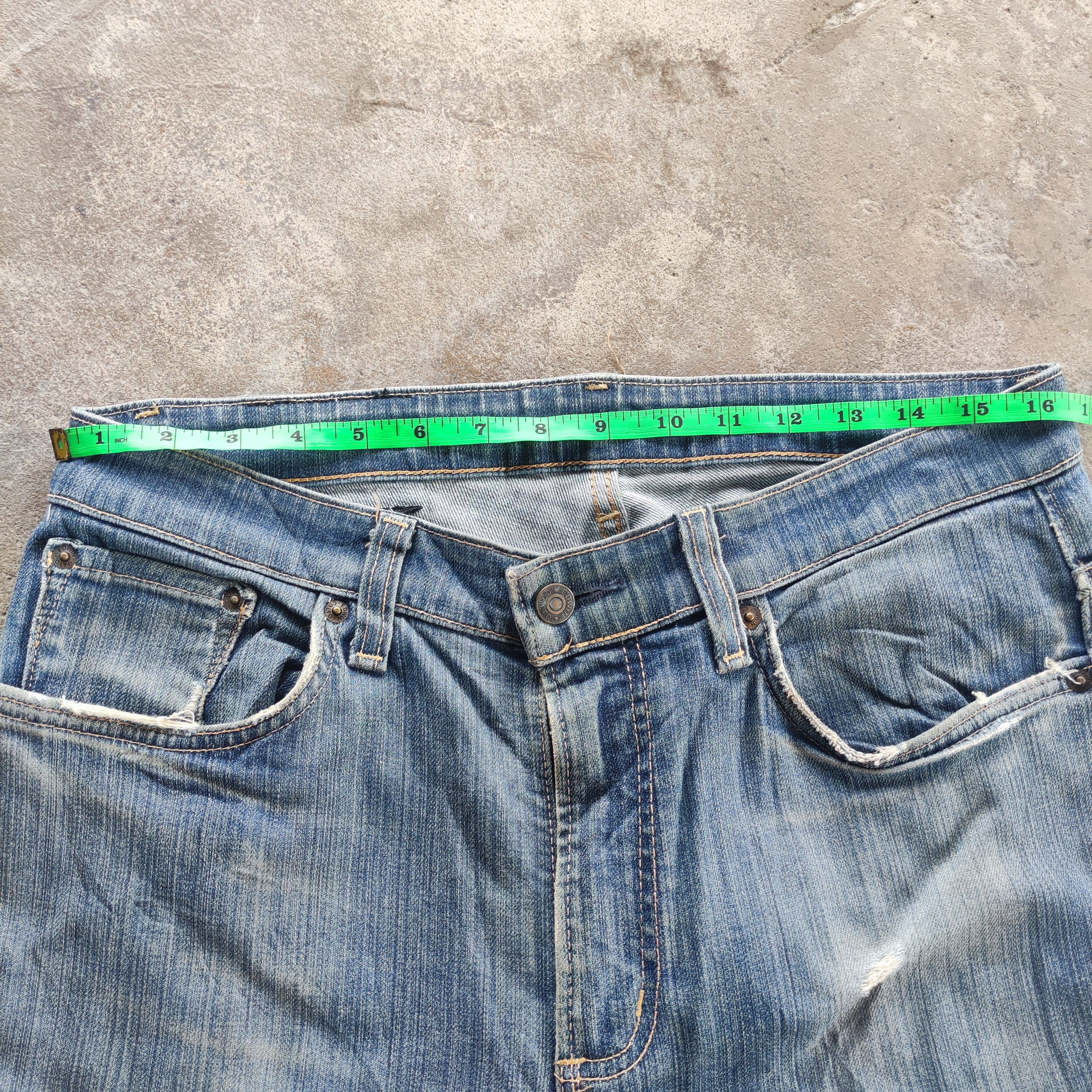 Edwin Vintage Edwin Brand Straight Cut Jeans Faded Ripped Pants Size US 34 / EU 50 - 7 Thumbnail