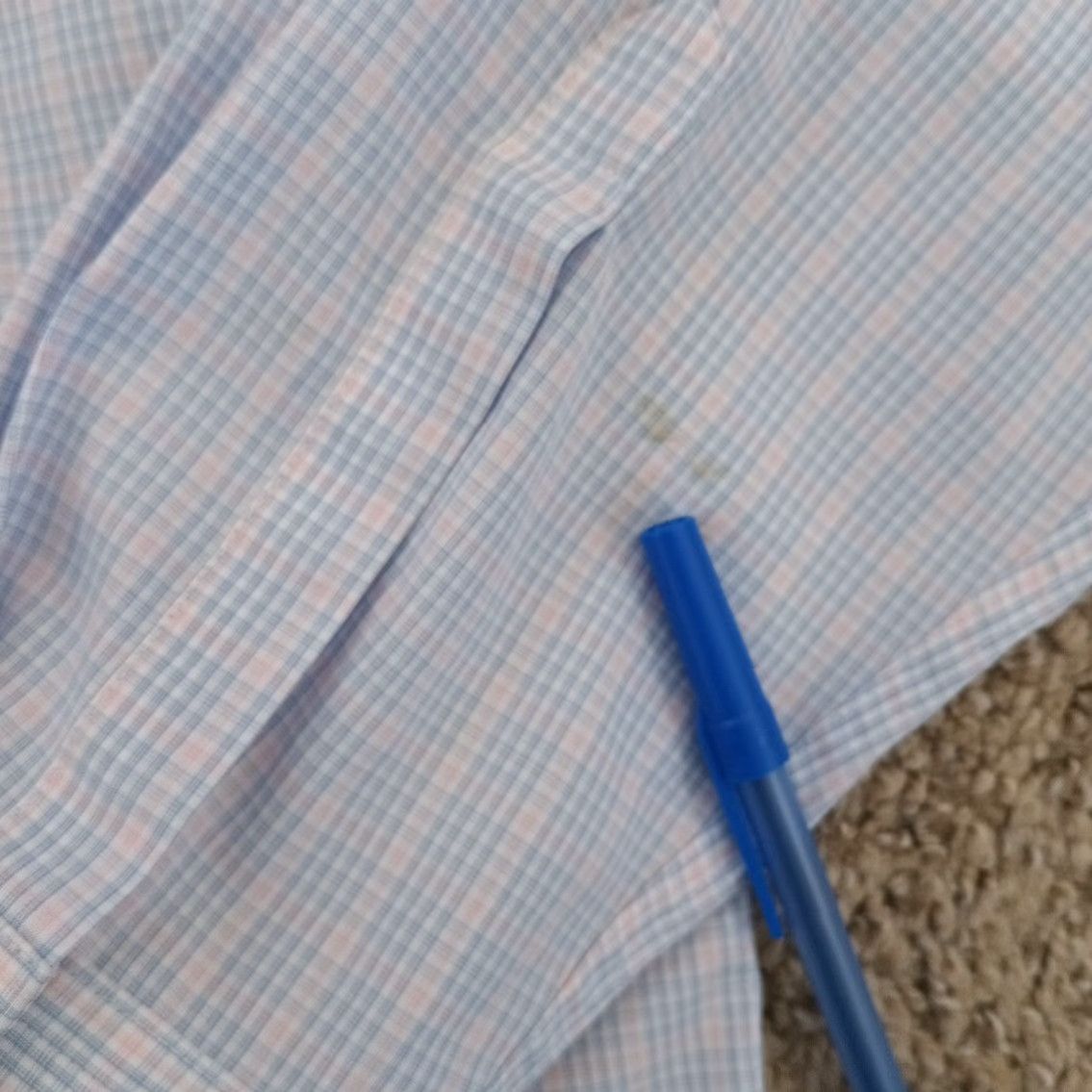 Charles Tyrwhitt Charles Tyrwhitt Shirt Mens Size 16 Slim Pink Plaid Long Sleeve Button Up Size US L / EU 52-54 / 3 - 4 Thumbnail