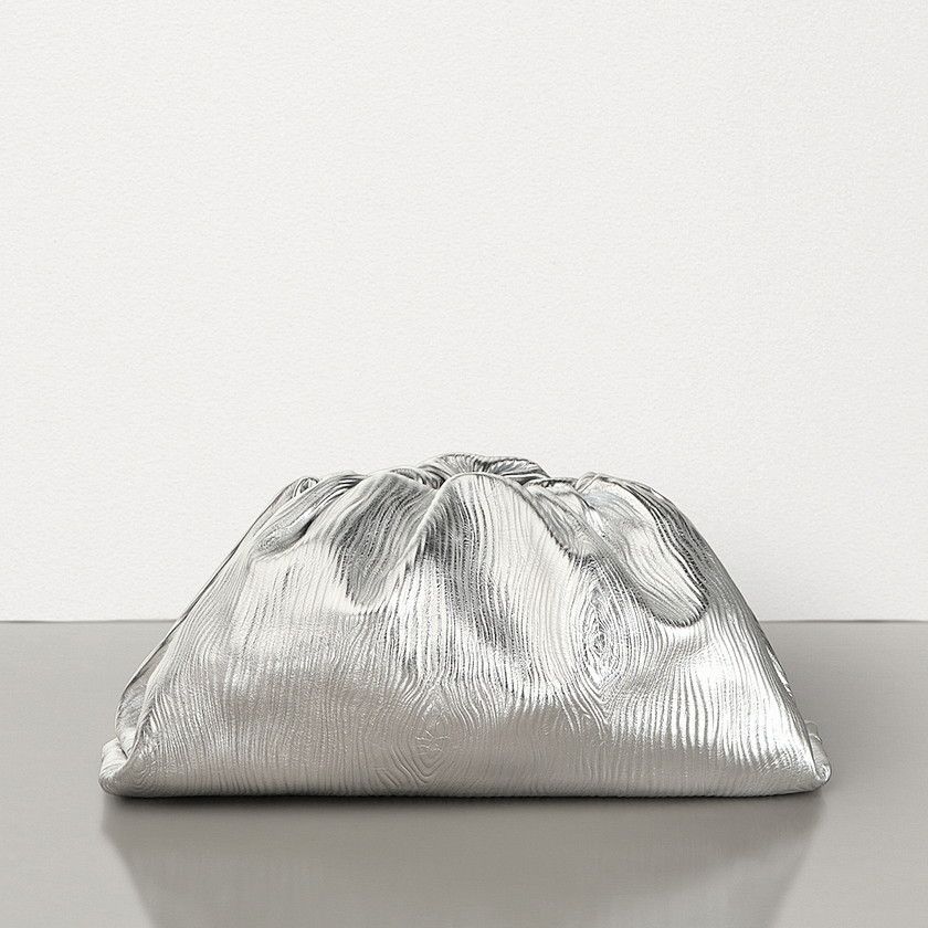 Bottega Veneta o1n1vont1124 Size: OS / Pouch in Silver Size ONE SIZE - 1 Thumbnail