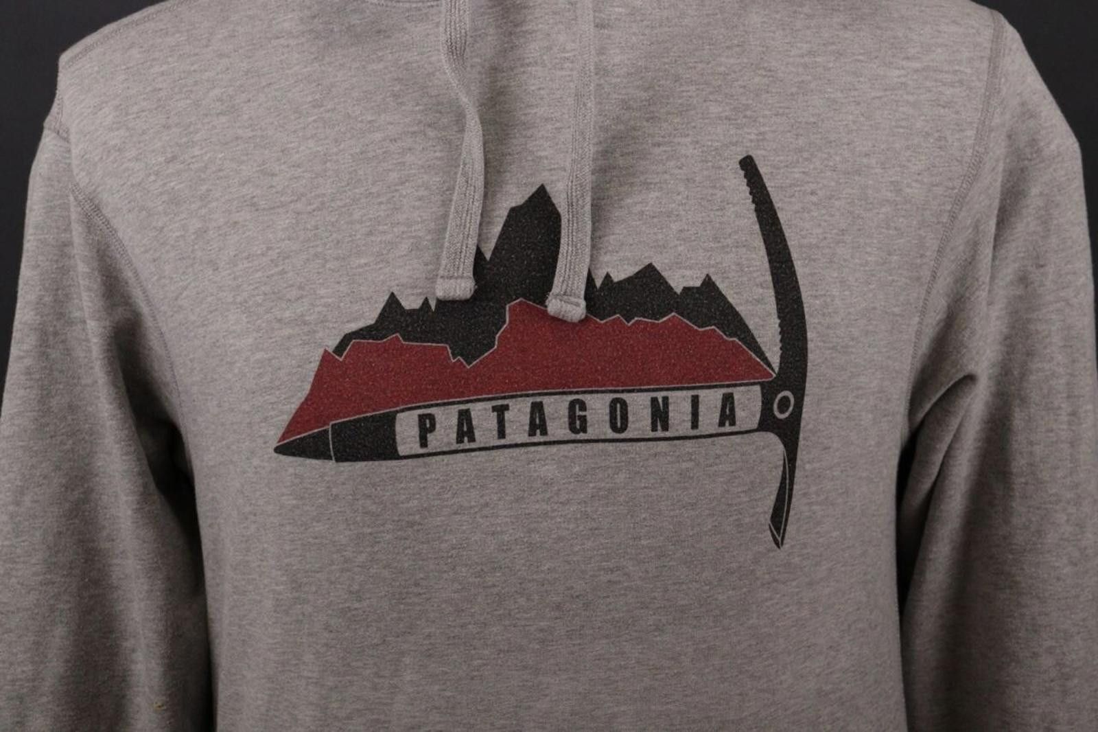 Patagonia Patagonia Gray Big Logo Long Sleeve Hoodie Sweater Size XS Size US XS / EU 42 / 0 - 2 Thumbnail