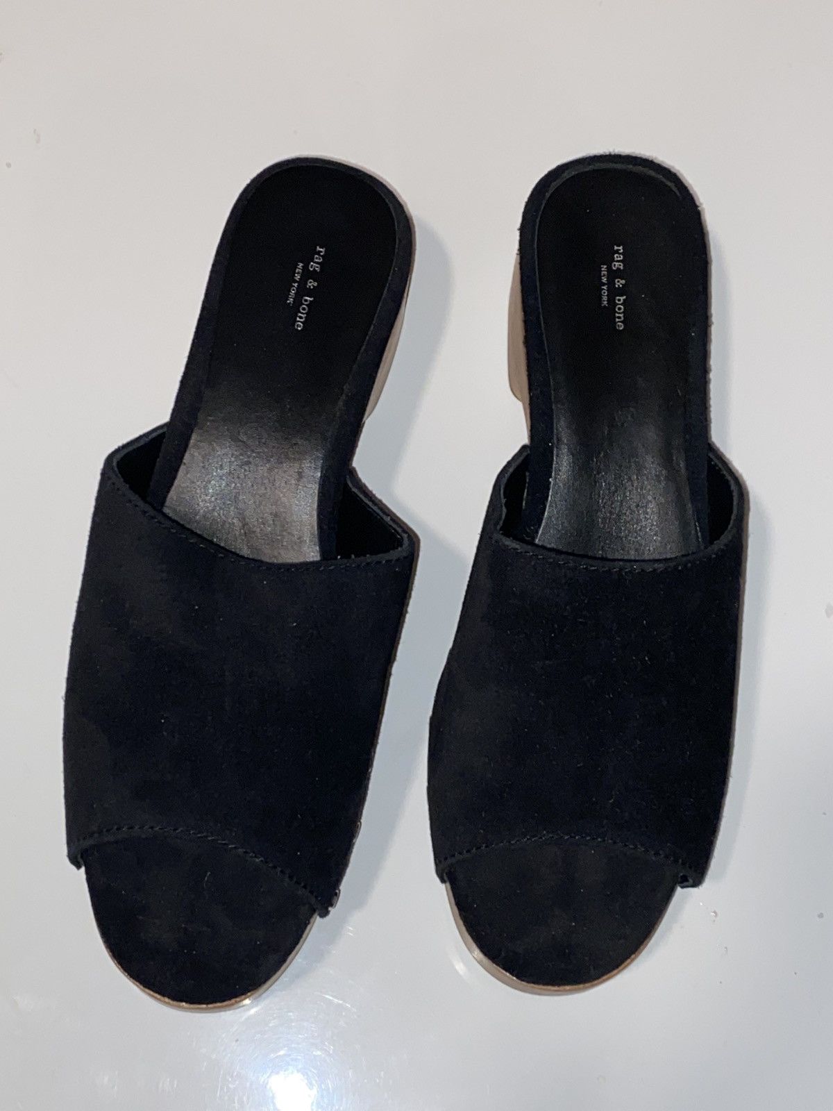 Rag & Bone Rag & Bone Suede Clog Heel Size US 9 / IT 39 - 2 Thumbnail