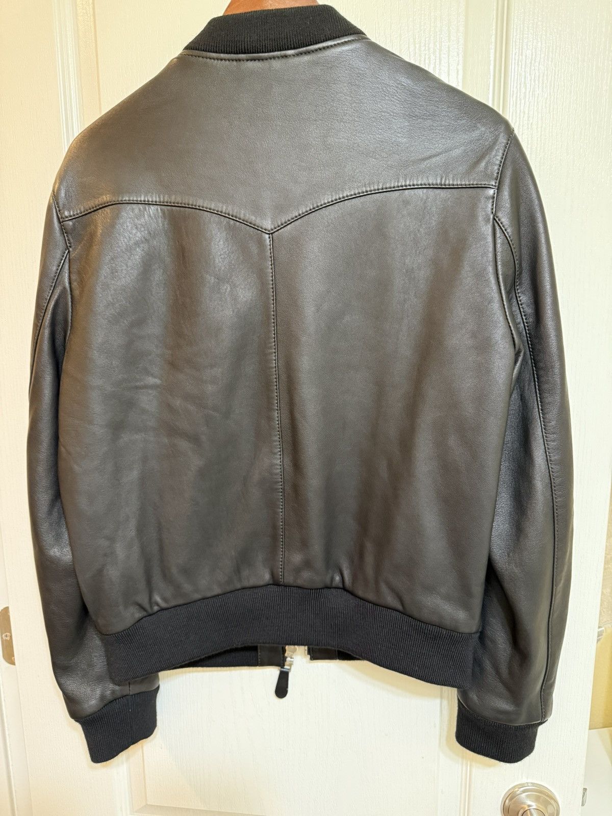 The Kooples The Koople Leather Bomber Jacket Medium Size US M / EU 48-50 / 2 - 2 Thumbnail