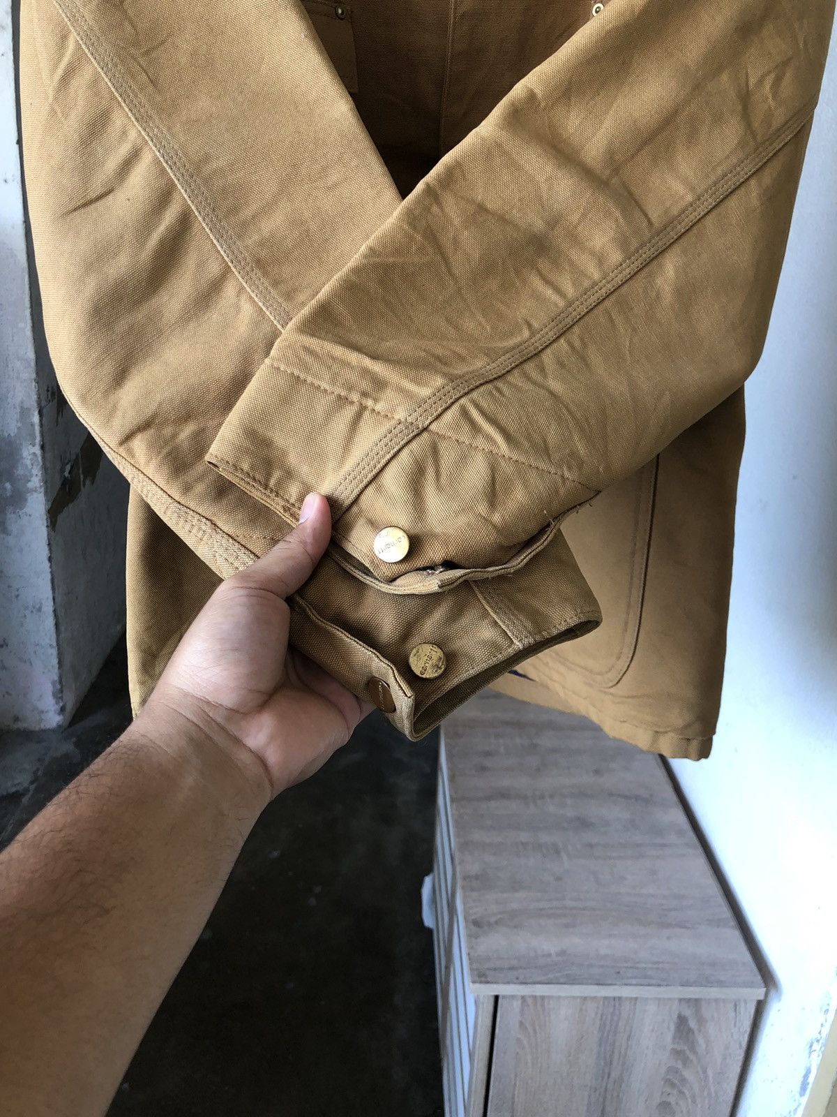 Carhartt Vintage 90s Carhartt Detroit Michigan Jacket Size US L / EU 52-54 / 3 - 9 Thumbnail