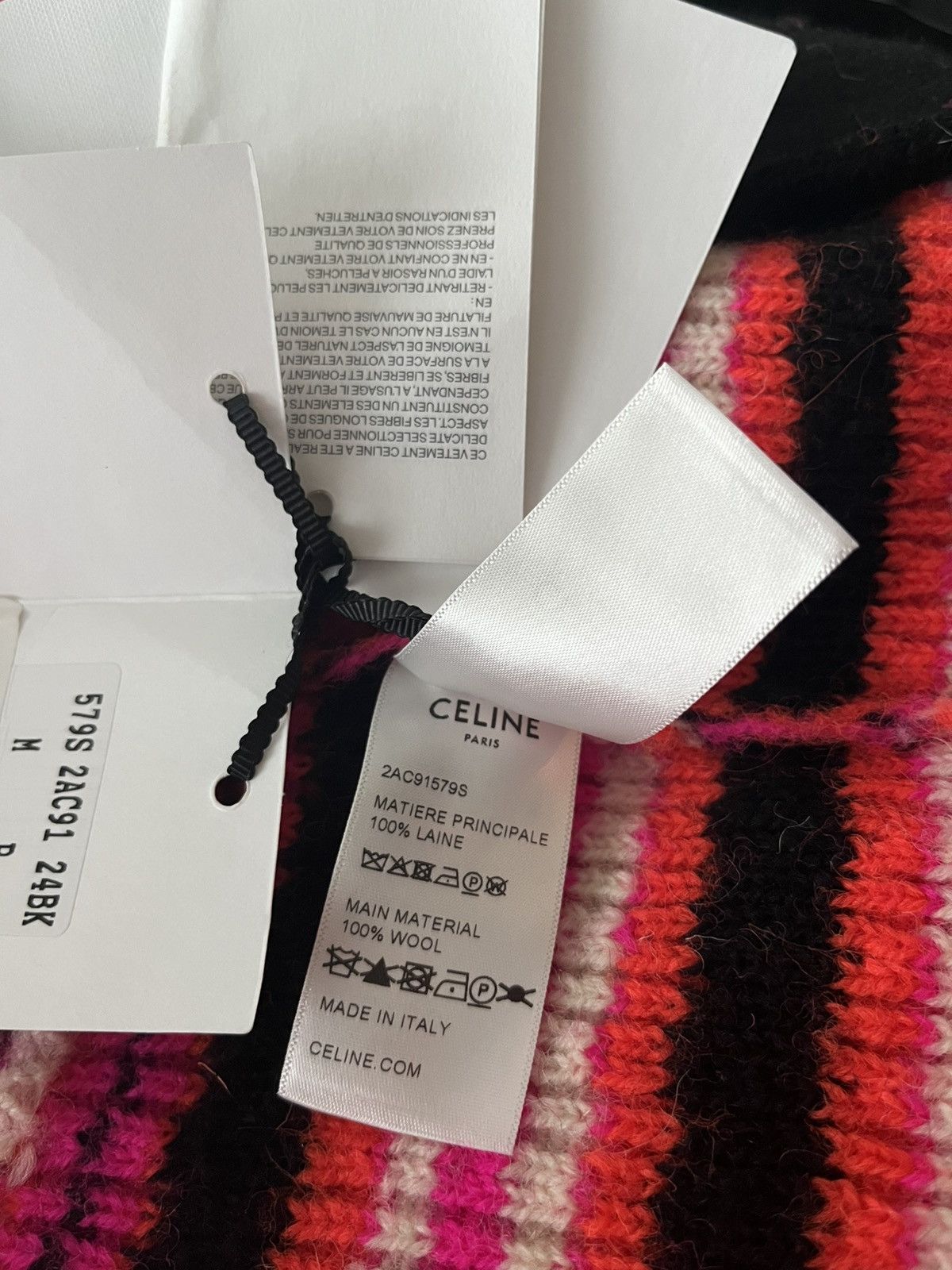 Celine × Hedi Slimane Super Runway Celine Hedi Slimane Logo Cardigan Coat Rare Size US XL / EU 56 / 4 - 10 Thumbnail