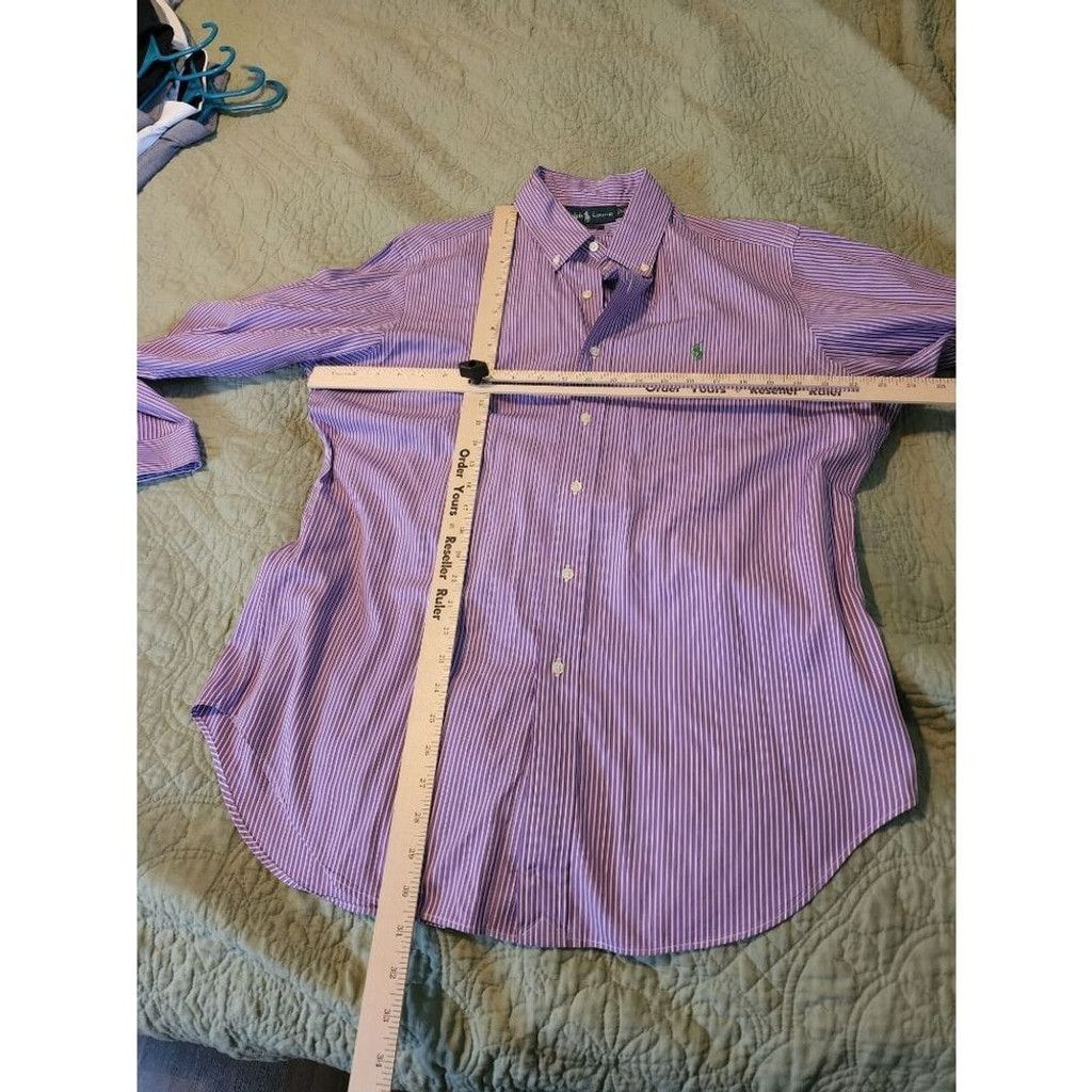 Polo Ralph Lauren Purple Ralph Lauren Dress Shirt Size US L / EU 52-54 / 3 - 7 Thumbnail