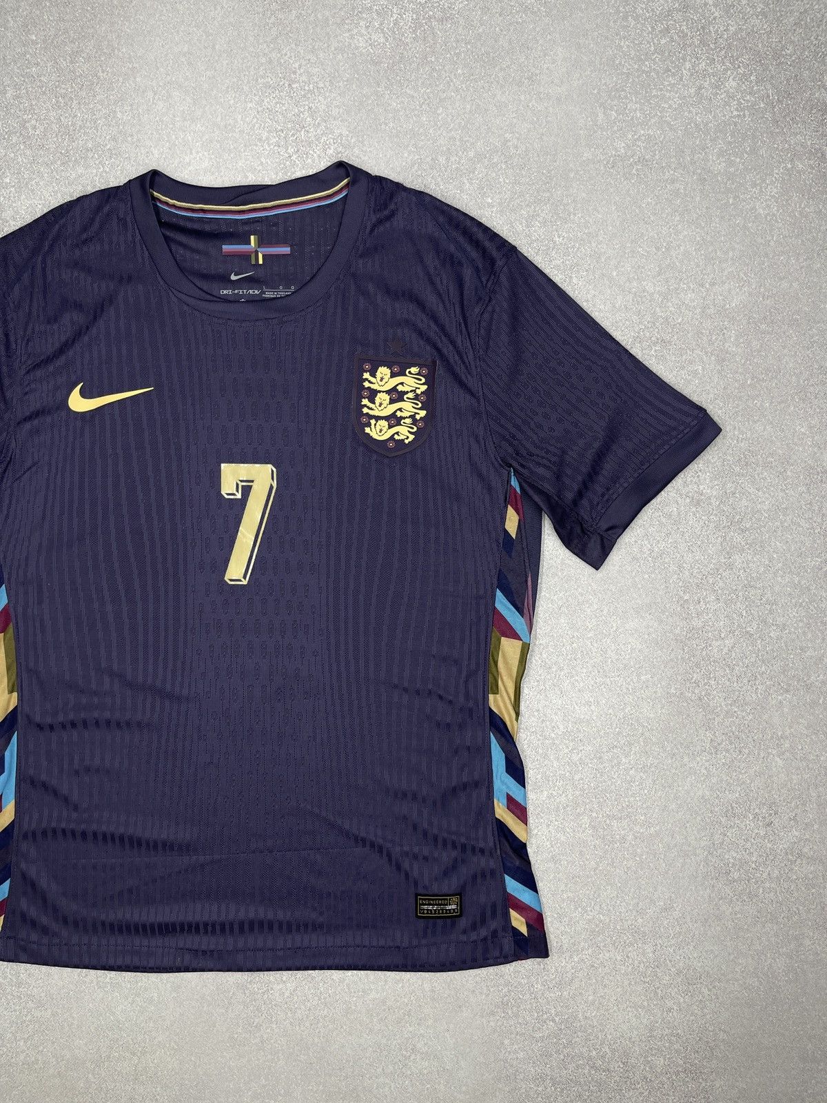Nike Nike England 2024-2025 Grealish 7 Soccer Jersey Football Size US L / EU 52-54 / 3 - 5 Thumbnail