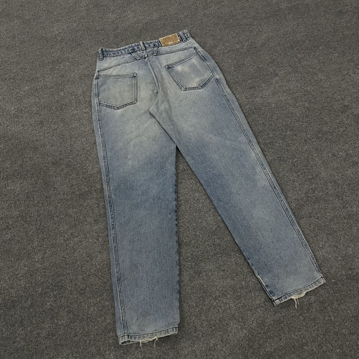 Marithe + Francois Girbaud Vintage MFG Double Zip Front Detail Light Wash Denim Size US 30 / EU 46 - 10 Thumbnail