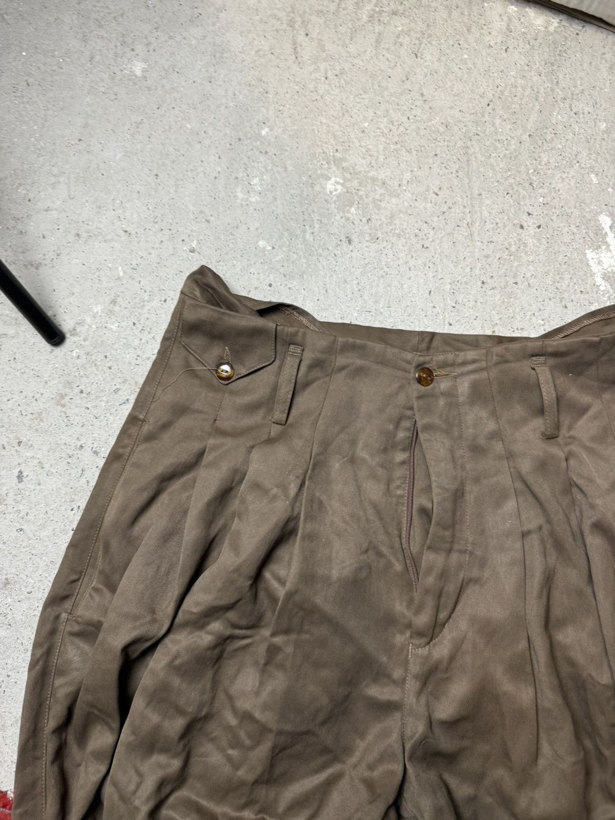 Designer × Vintage Vintage Y2K Marrathon Made in Italy Baggy Galifa Brown Pant Size US 34 / EU 50 - 4 Thumbnail