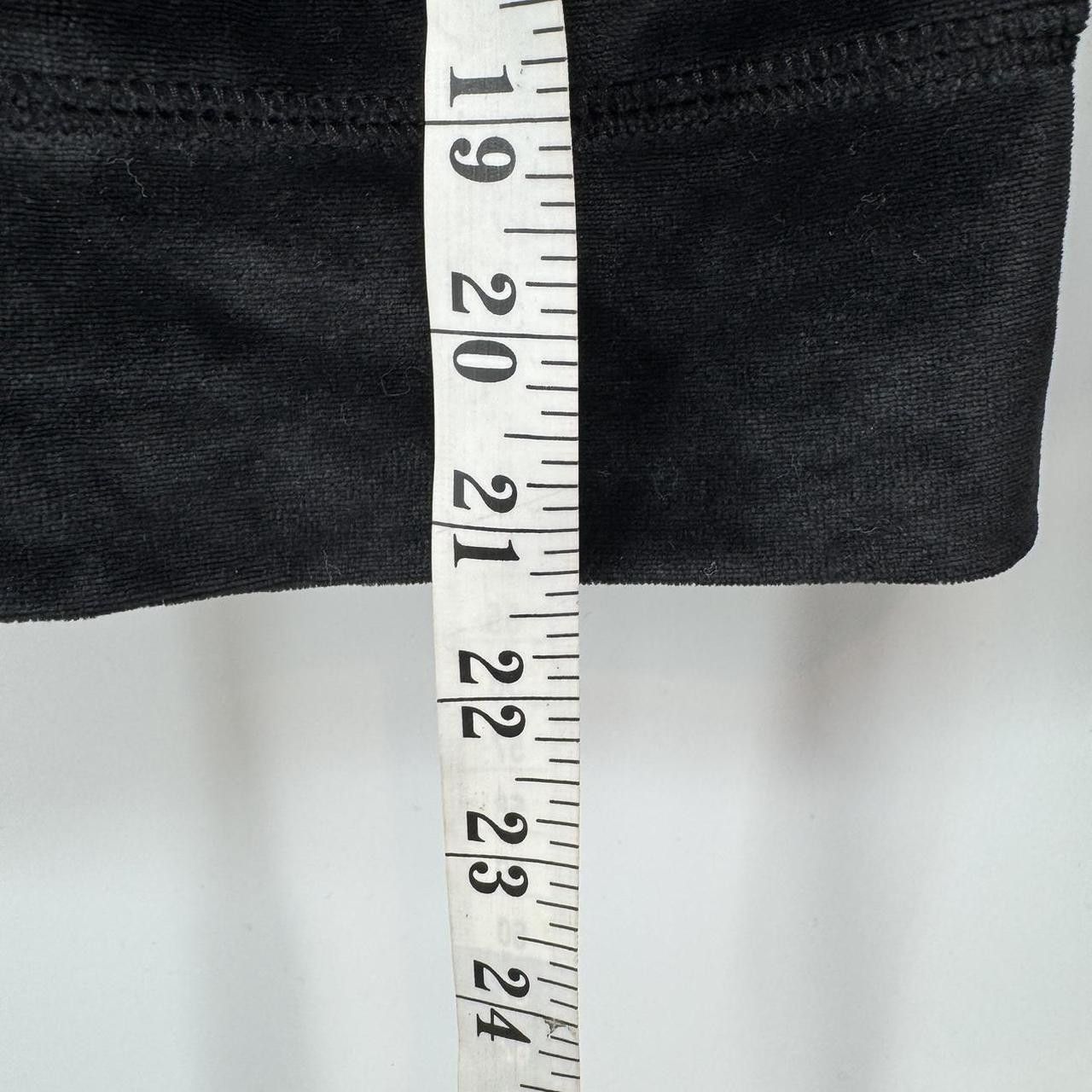 Bcbgmaxazria BCBG Max Azria Women’s Velour Zip Jacket S Black Gothic Size S / US 4 / IT 40 - 5 Thumbnail