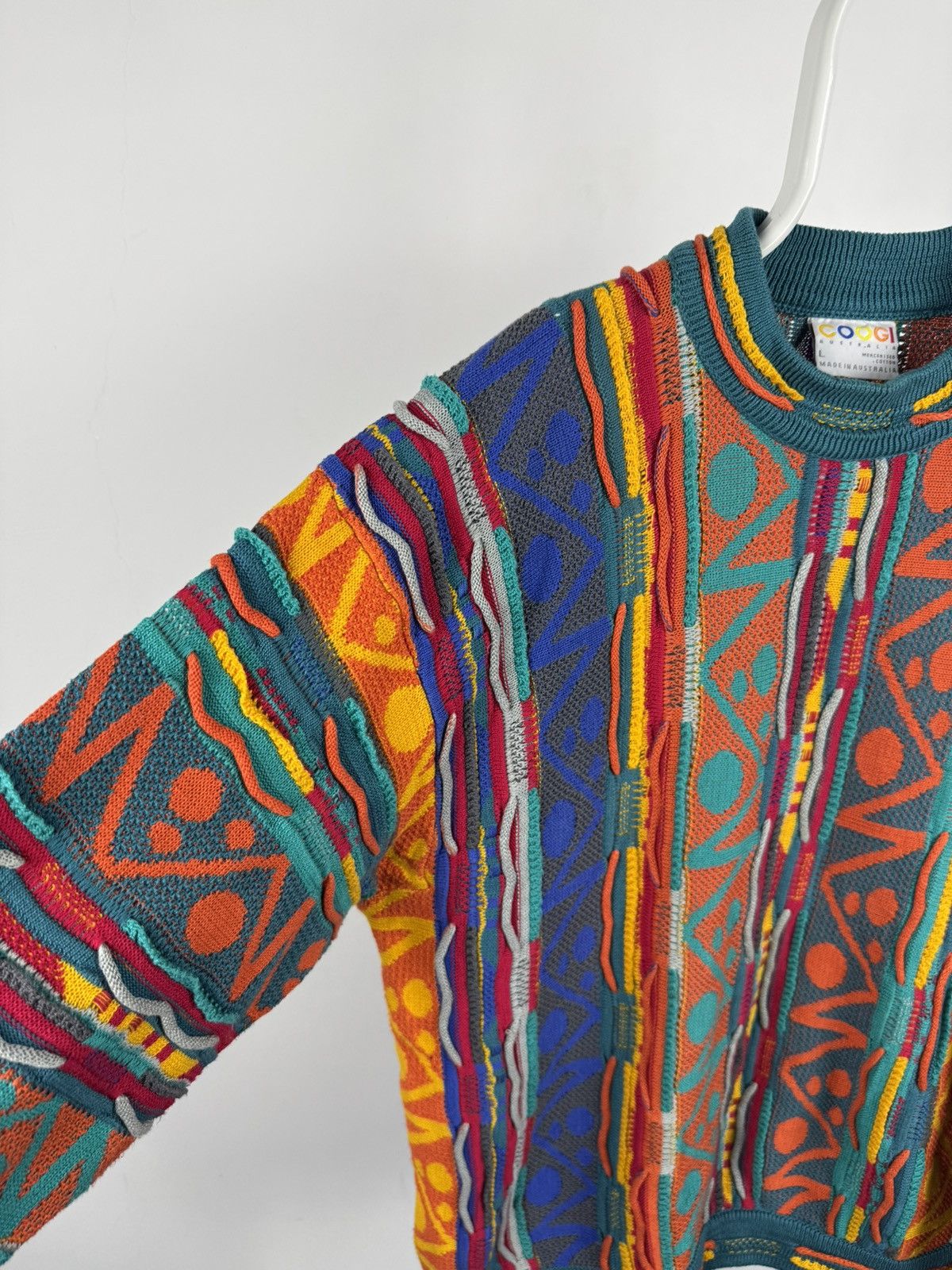 Coogi Vintage Coogi 3D Knit Multicolour Sweater Size US L / EU 52-54 / 3 - 5 Thumbnail