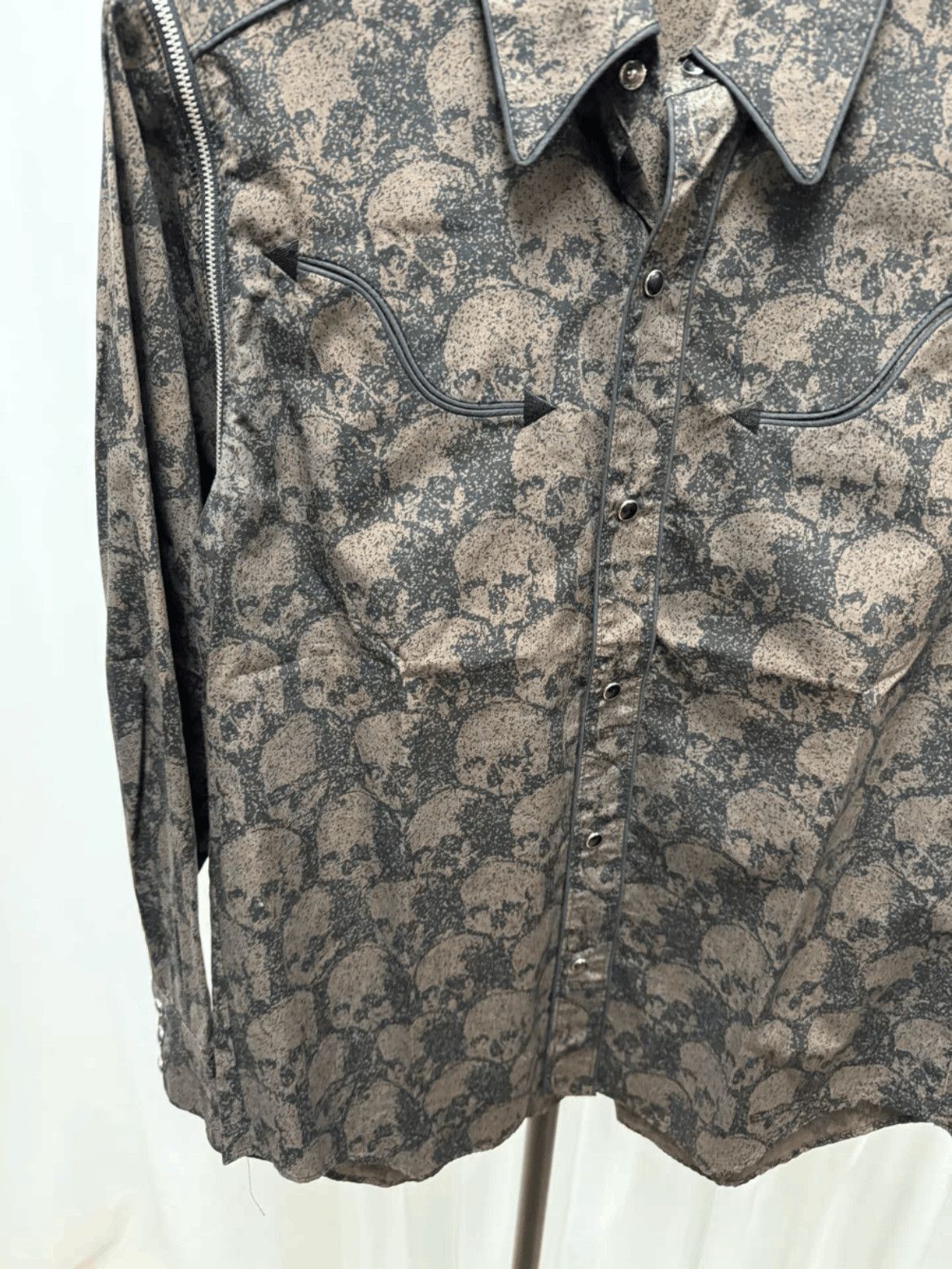 Undercover Archive Skull Print Zipper Jacket-2507