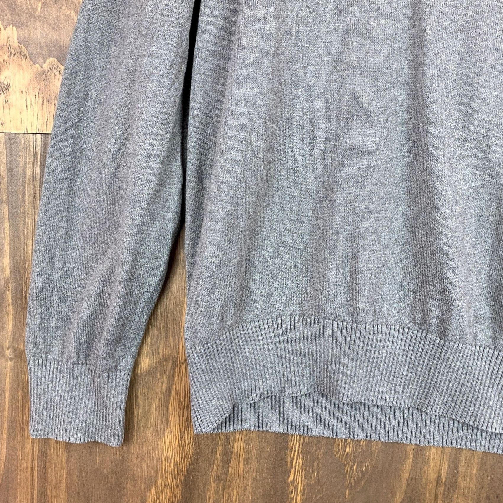 Eddie Bauer Eddie Bauer Mens Sweater Brown Cotton Cashmere VNeck Lightweight Pullover Large Size US L / EU 52-54 / 3 - 3 Thumbnail