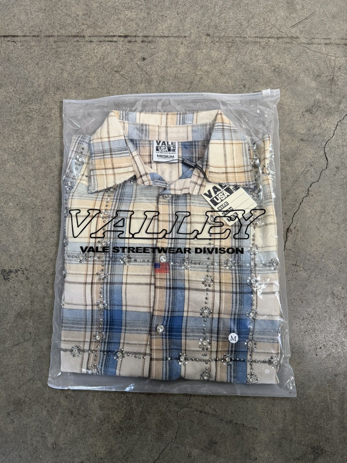 Vale Vale Forever Skyfall Flannel 'Cream/Blue’ Size US M / EU 48-50 / 2 - 7 Thumbnail