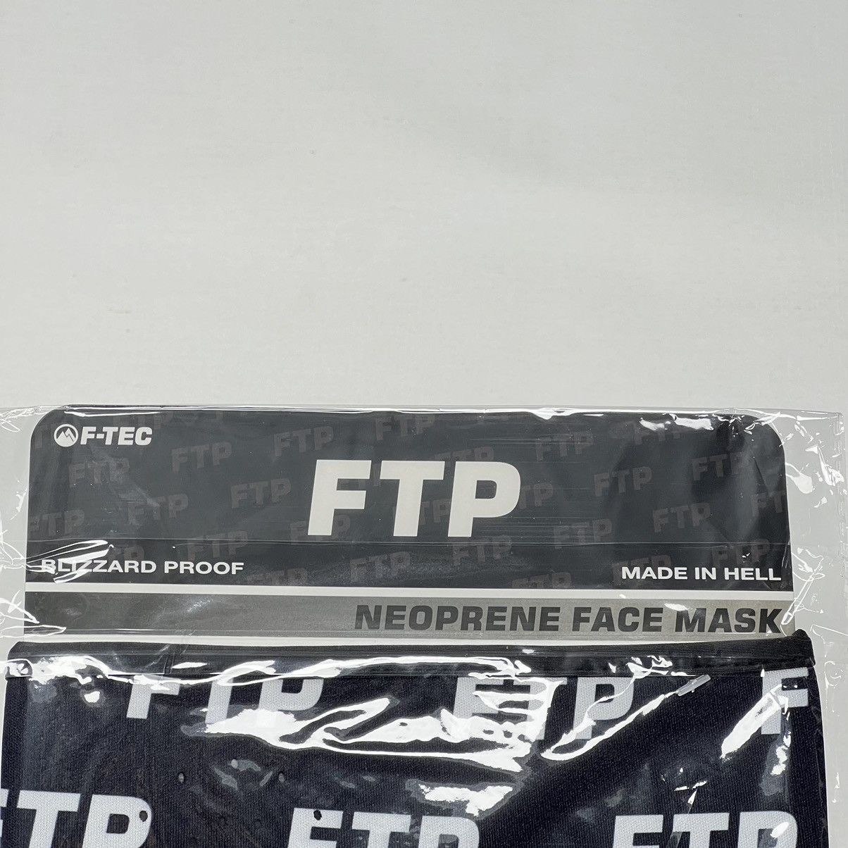 Fuck The Population NEW FTP Mask Neoprene Logo All Over Black Ski Face F-Tec Size ONE SIZE - 3 Thumbnail