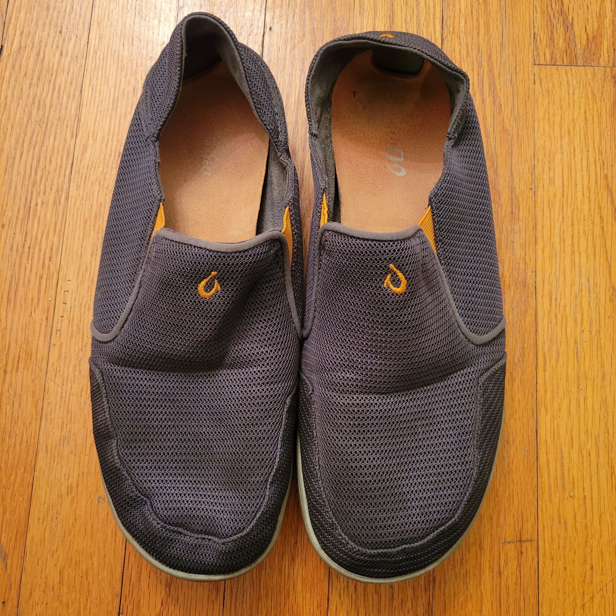 Olukai Olukai NOHEA Mesh Slip On Shoes 11 Gray Loafers Convertible Size US 11 / EU 44 - 3 Thumbnail