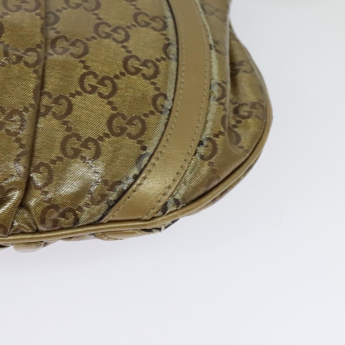 Gucci GUCCI GG Crystal Shoulder Bag Gold Size ONE SIZE - 13 Thumbnail