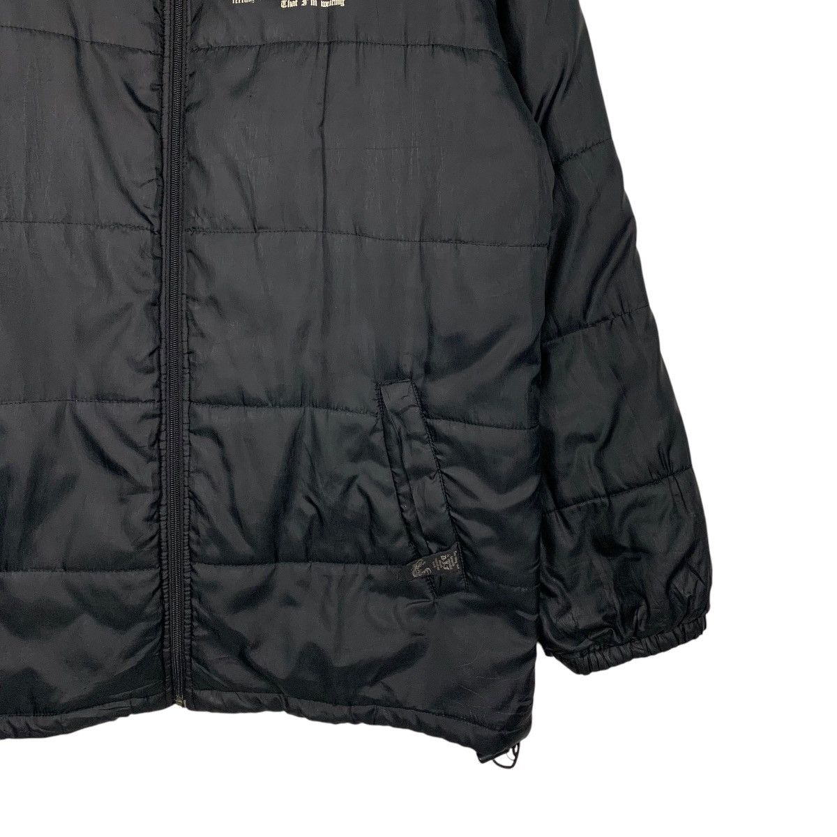 Japanese Brand DJ FREE Big Logo Lightweight Puffer Jacket #2349-C105 Size US L / EU 52-54 / 3 - 6 Thumbnail