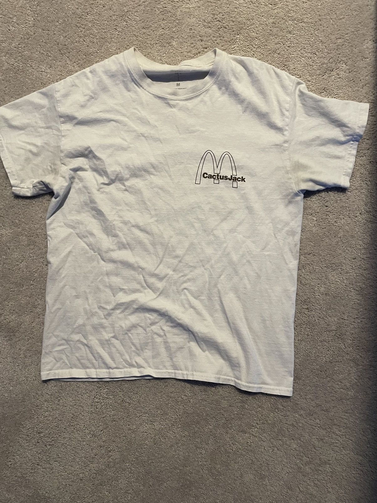 Nike × Travis Scott Nike X Travis Scott X Mcdonald’s collab t-shirt Size US M / EU 48-50 / 2 - 2 Thumbnail