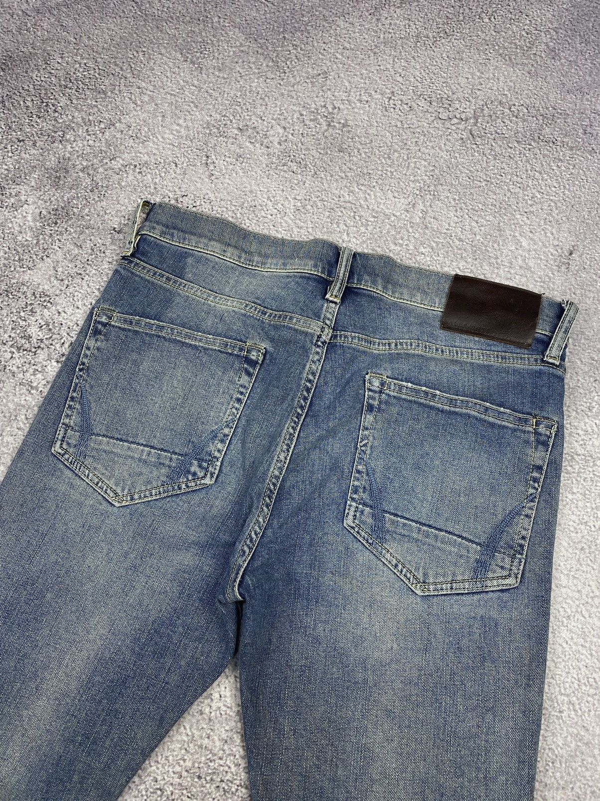 Allsaints AllSaints Dak Cigarette Blue Distressed Jeans Size US 30 / EU 46 - 10 Thumbnail