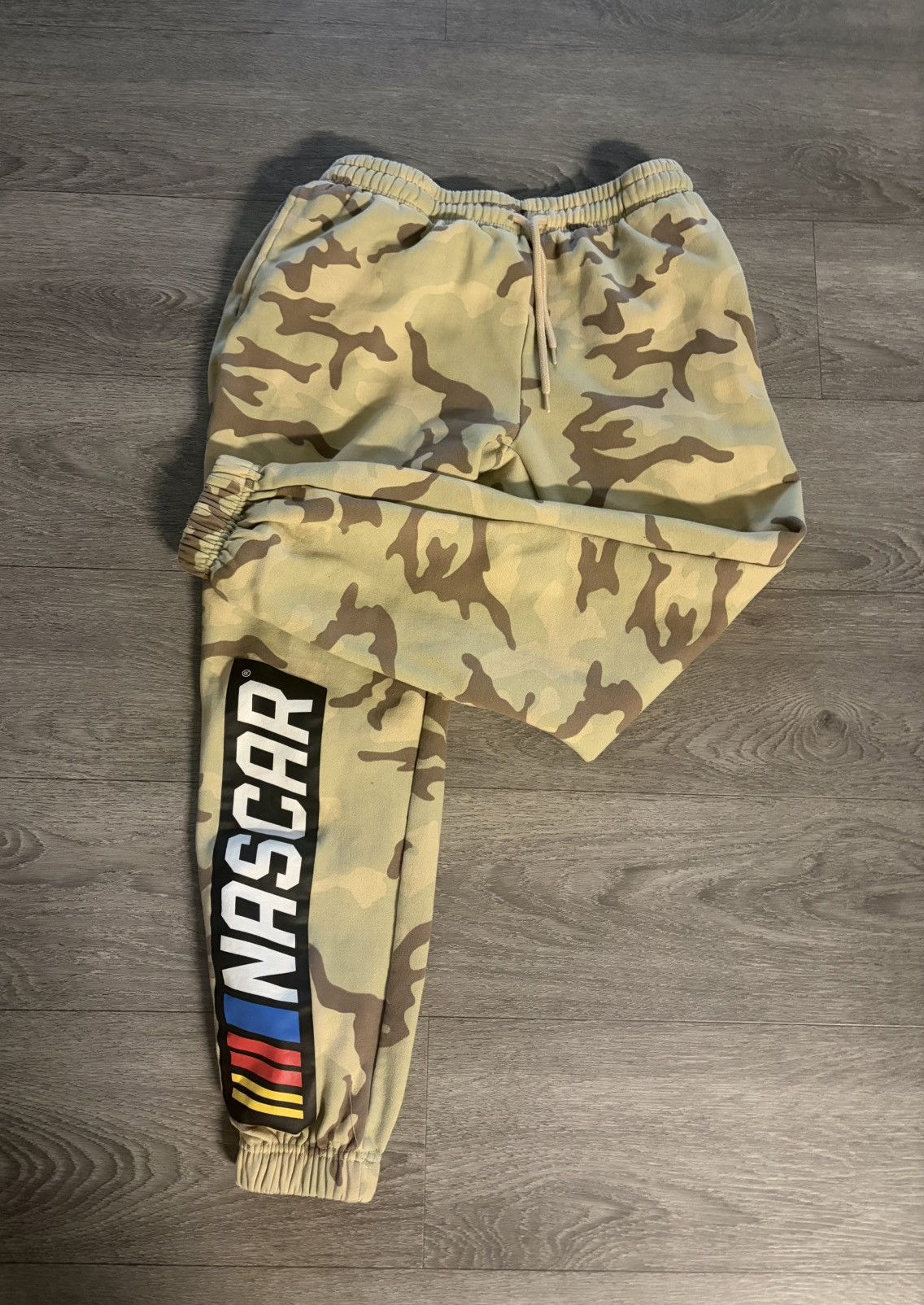 NASCAR Nascar Beige Camo Jogger Pants with Logo Size 28" / US 6 / IT 42 - 11 Thumbnail
