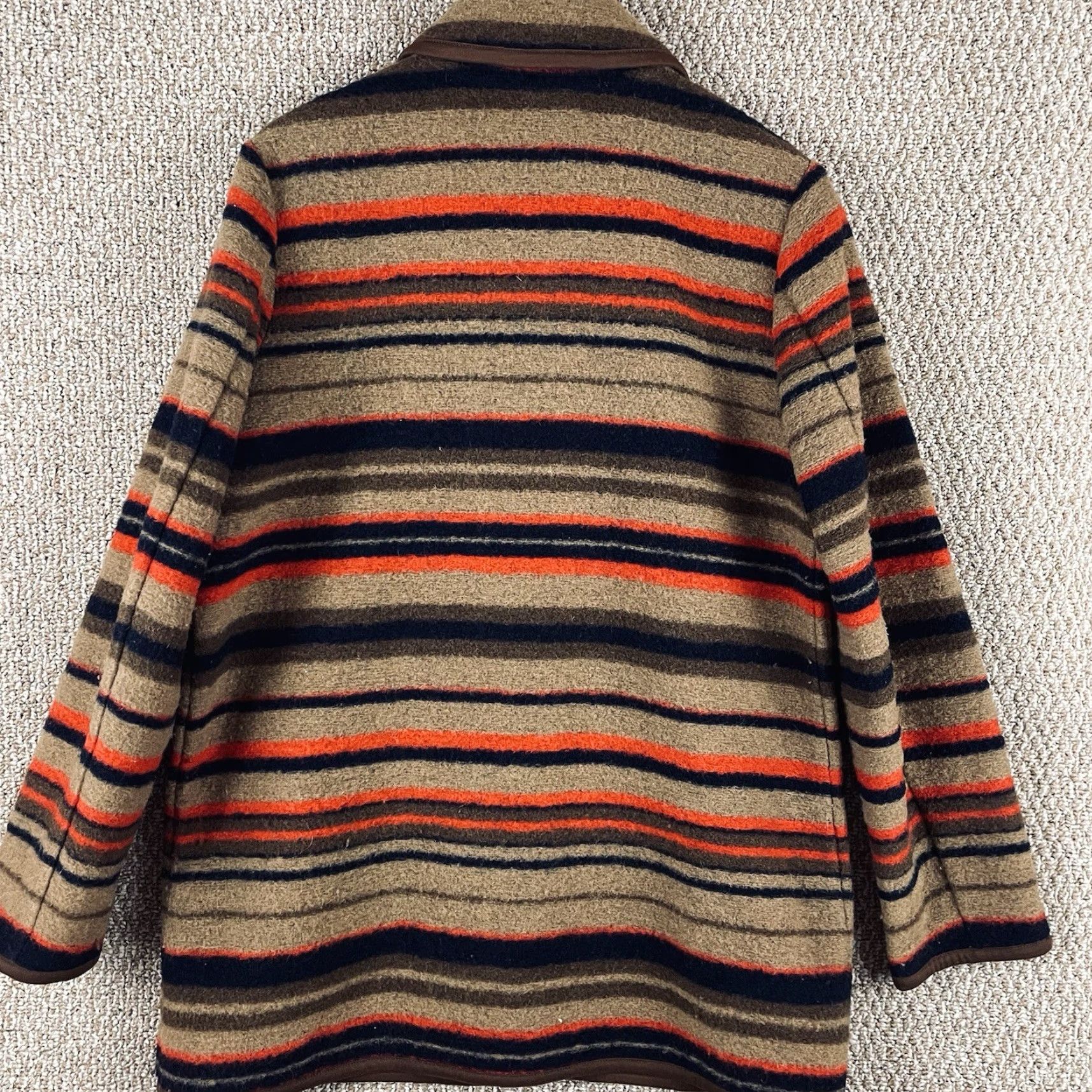 J. Jill J. Jill Coat Jacket Swing Wool Pockets Multicolor Colorful 60% Wool 35% Polyester 5% Acrylic Button Closure Regular Women Small R4 Size S / US 4 / IT 40 - 2 Thumbnail