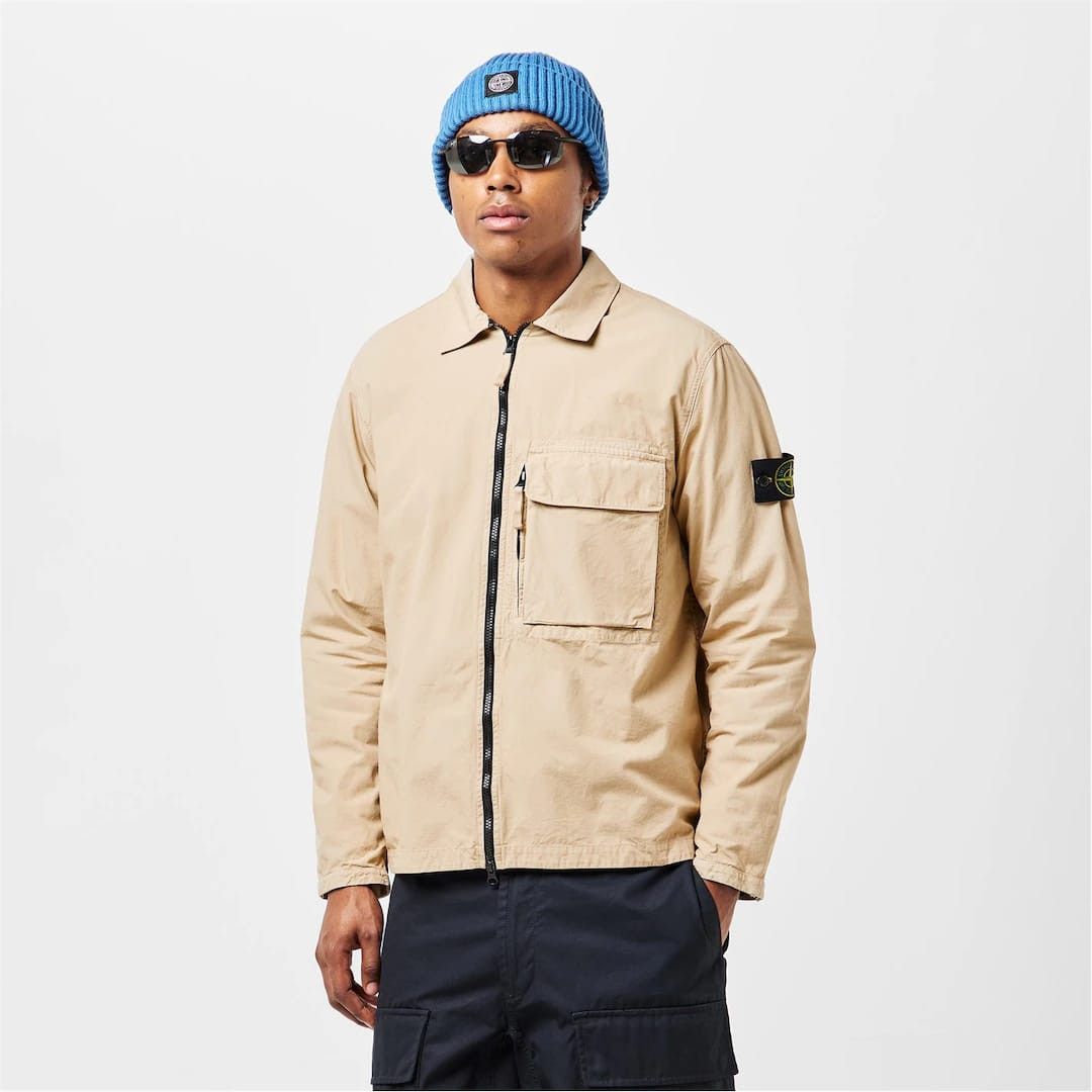 Stone Island o1g2r1mq0526 Functional Overshirt in Beige Size US S / EU 44-46 / 1 - 3 Thumbnail