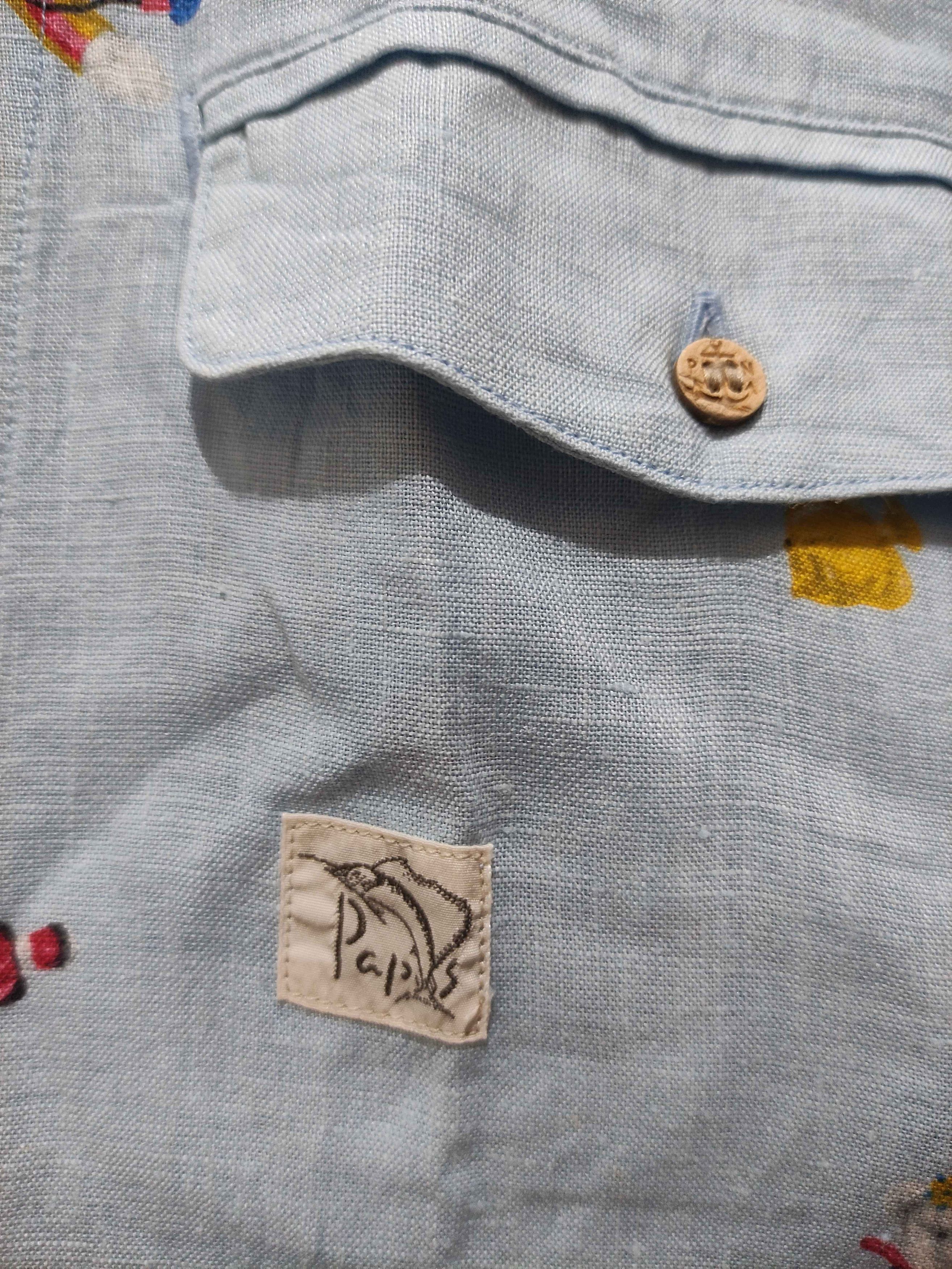 Japanese Brand Papas Diving Bear Print Open Collar Short Sleeve Shirt Size US M / EU 48-50 / 2 - 12 Thumbnail