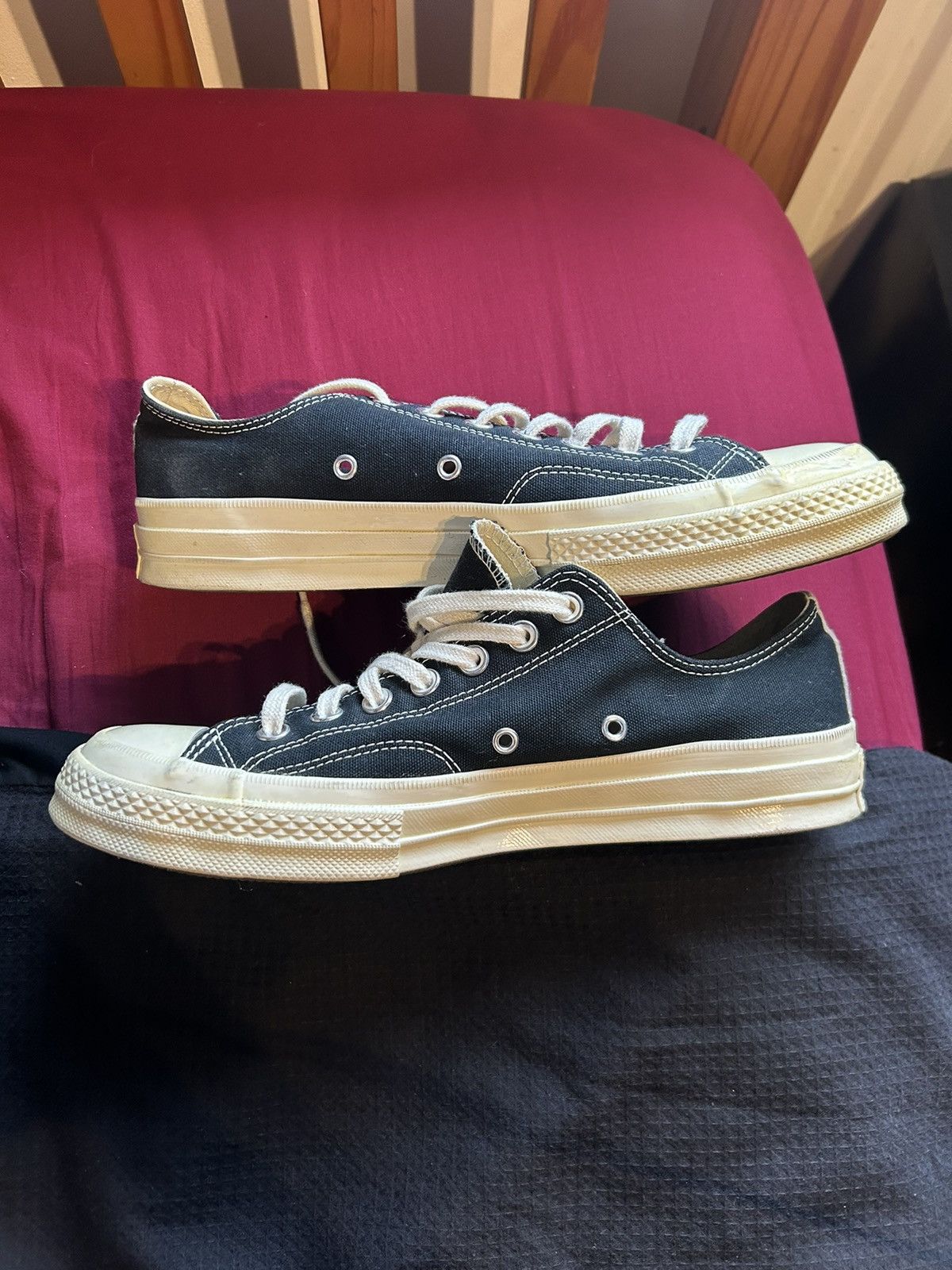 Comme des Garcons × Comme des Garcons PLAY Cdg play converse low top Size US 10 / EU 43 - 6 Thumbnail