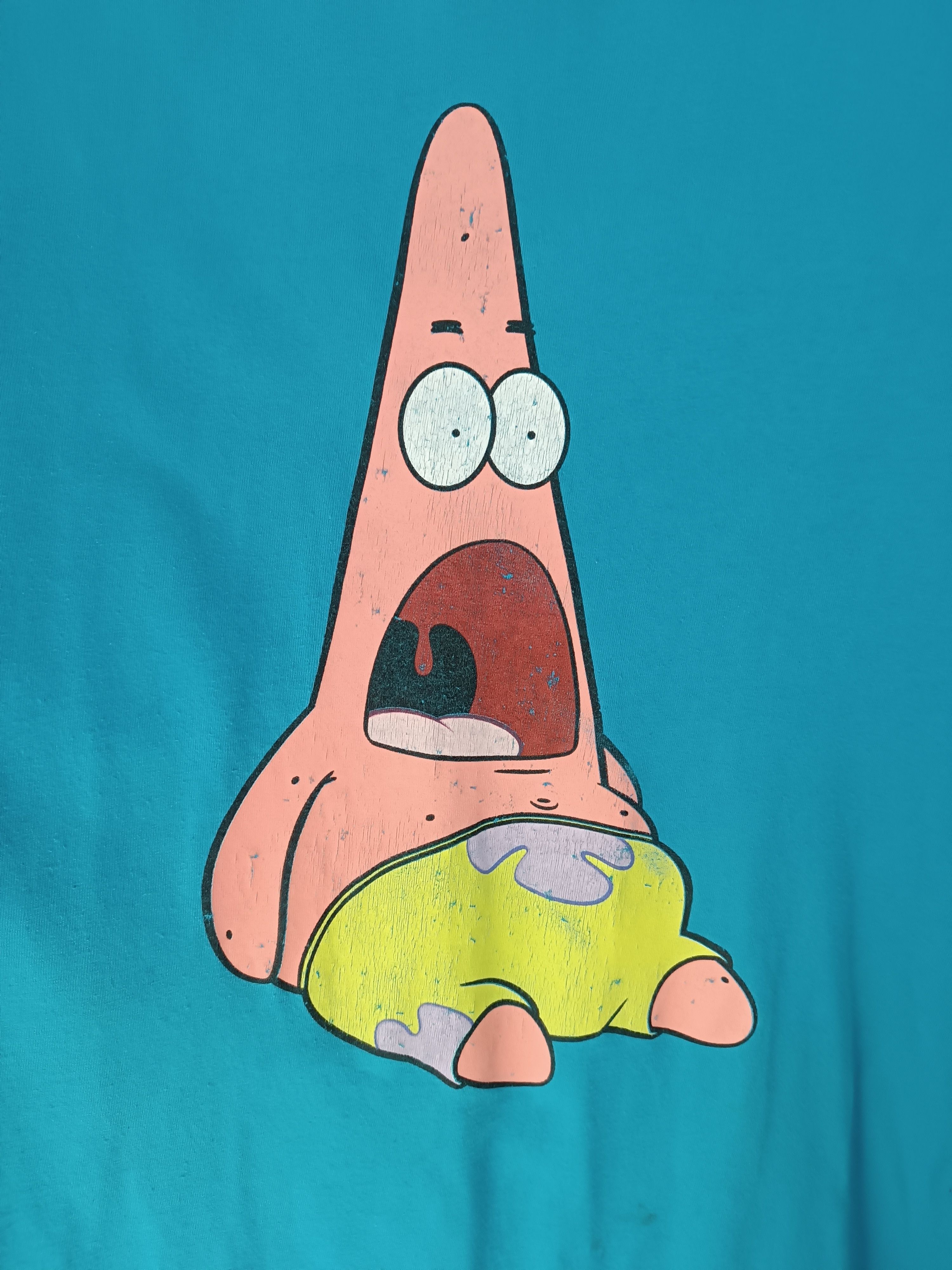 Cartoon Network VINTAGE SPONGEBOB SQUAREPANTS PATRICK STARFISH T FUNNY HUMOR Size US XL / EU 56 / 4 - 7 Thumbnail