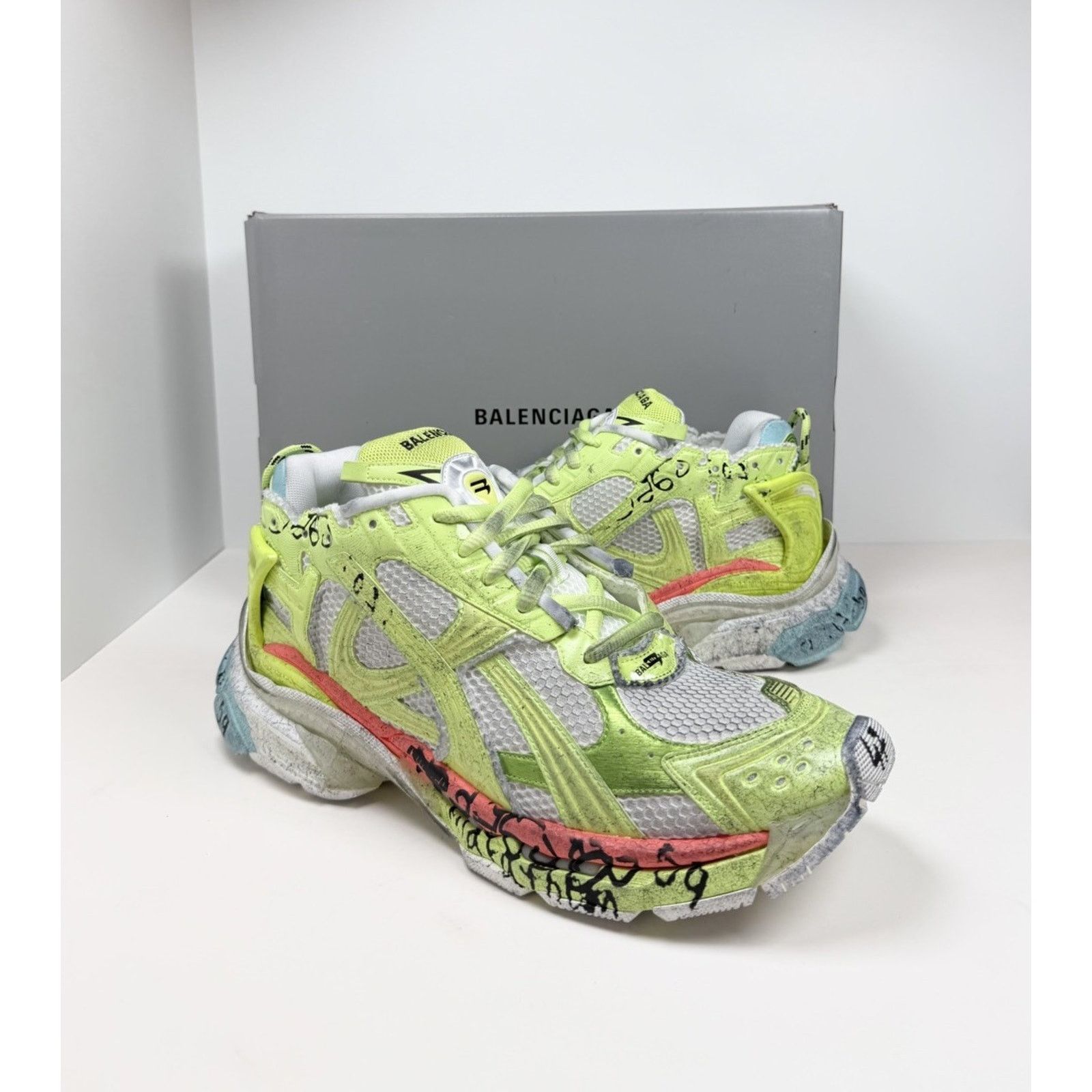 Balenciaga Size 47EU/14US - Balenciaga Runner Marathon Unreleased NEW Size US 14 / EU 47 - 2 Thumbnail