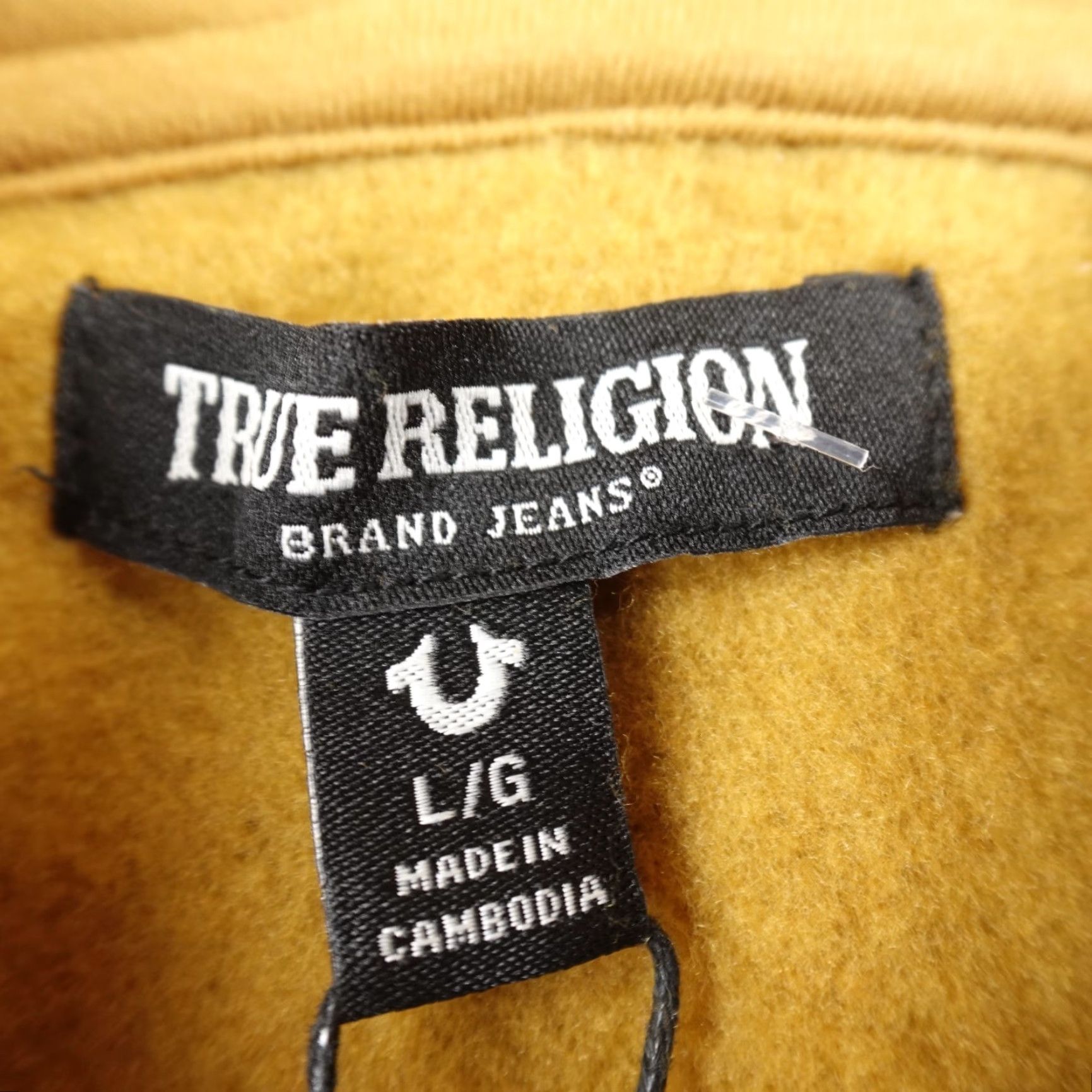 True Religion TRUE RELIGION Hoodie Mens L Brown Buddha Full Zip Graphic Print Hooded Pockets Zipper Logo Jacket Sweater Size US L / EU 52-54 / 3 - 5 Thumbnail