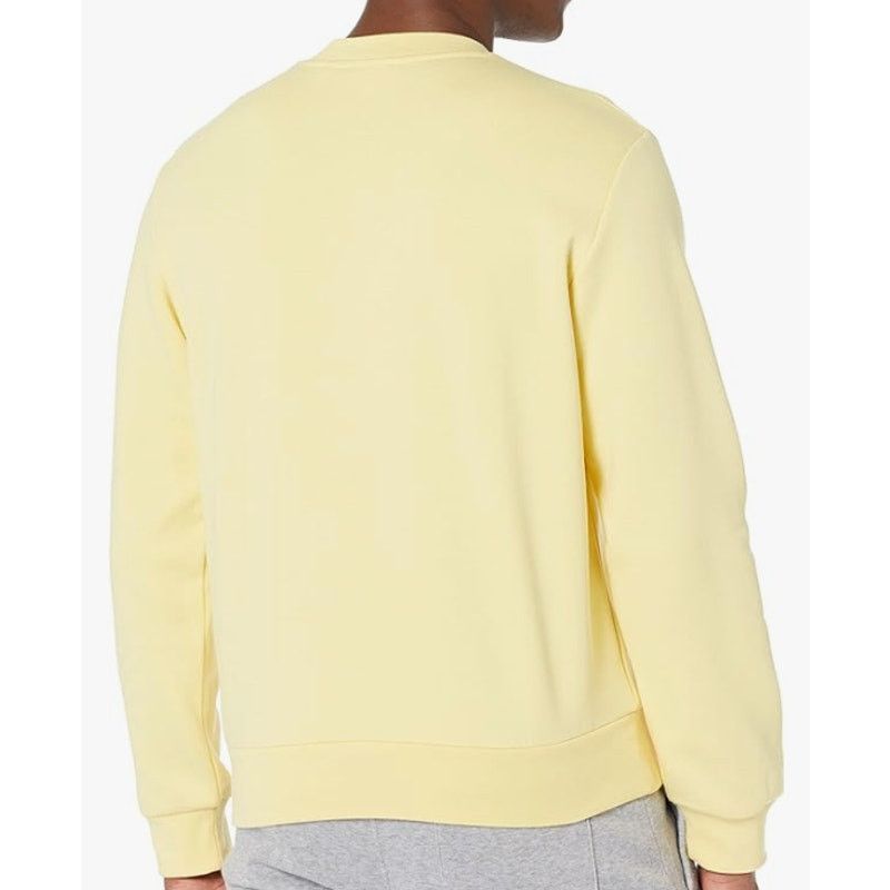 Lacoste Lacoste Men's Long Sleeve Solid Crew Neck Sweater Yellow S Size US S / EU 44-46 / 1 - 3 Thumbnail
