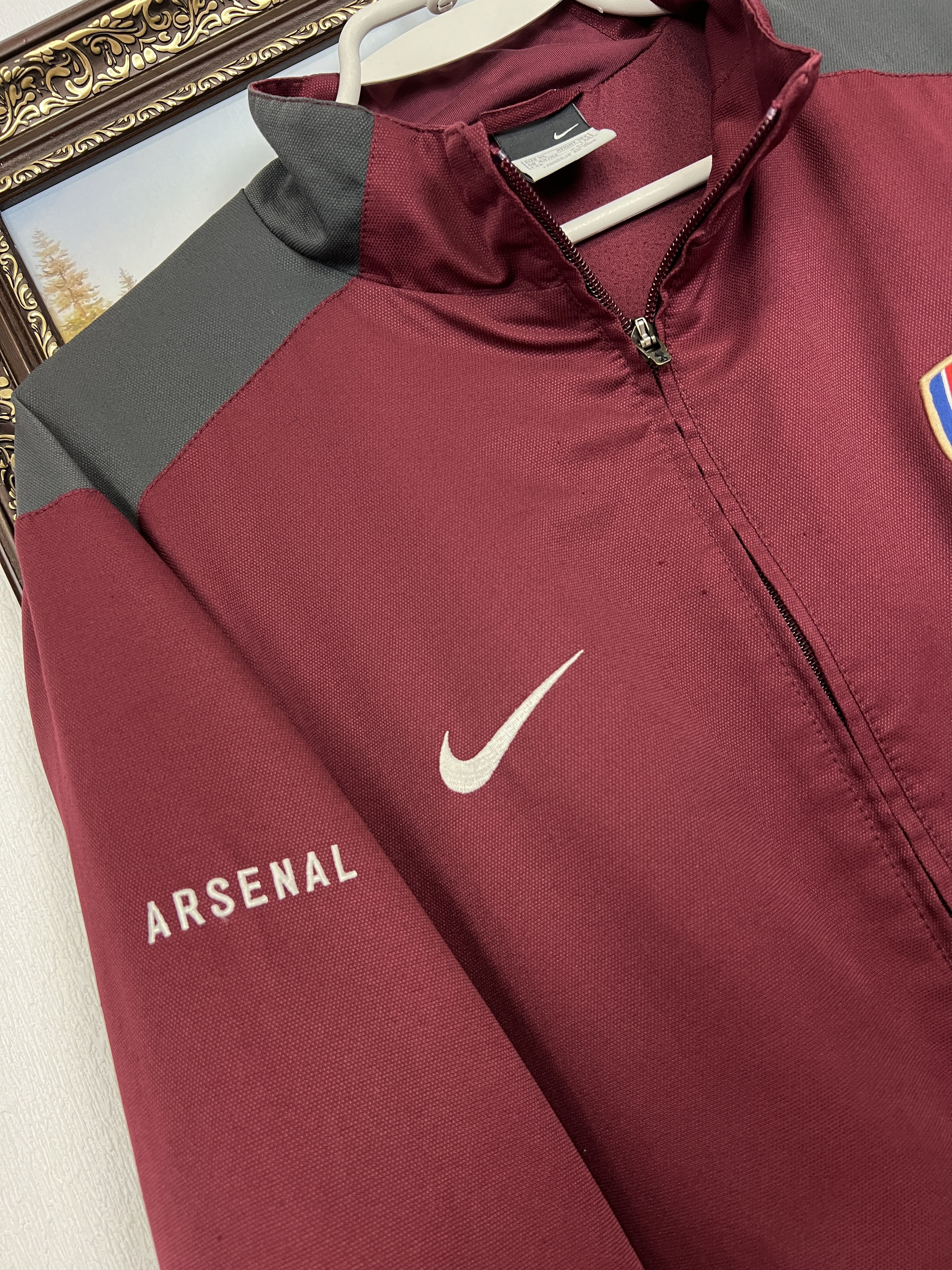 Nike Vintage Nike Arsenal Football Jacket Soccer o2 Track Top Size US XL / EU 56 / 4 - 4 Thumbnail