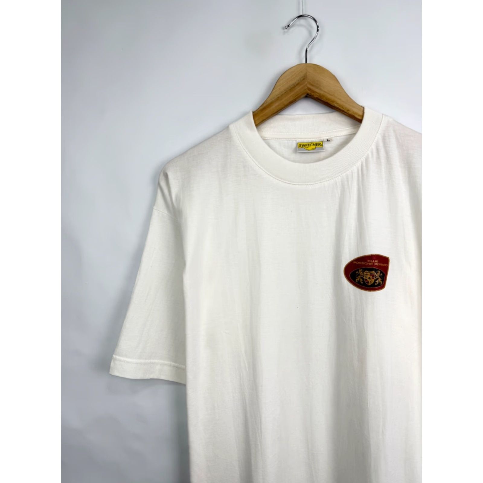 Vintage VINTAGE 90s Club Porsche Romand Switzerland T-Shirt White L Mens Size US L / EU 52-54 / 3 - 3 Thumbnail