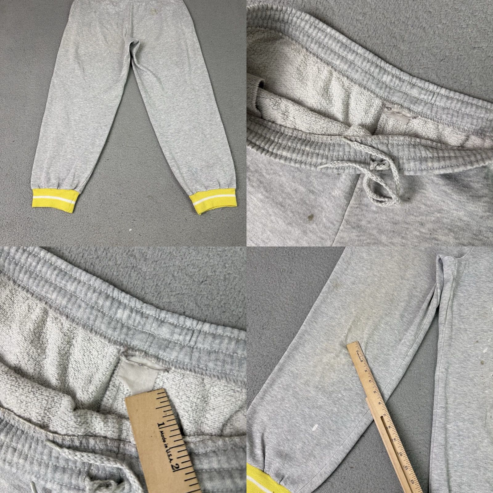 Nike VINTAGE Nike Sweatpants Mens XL Gray SWOOSH Logo Joggers Athletic Sports Pants Size US 36 / EU 52 - 8 Thumbnail
