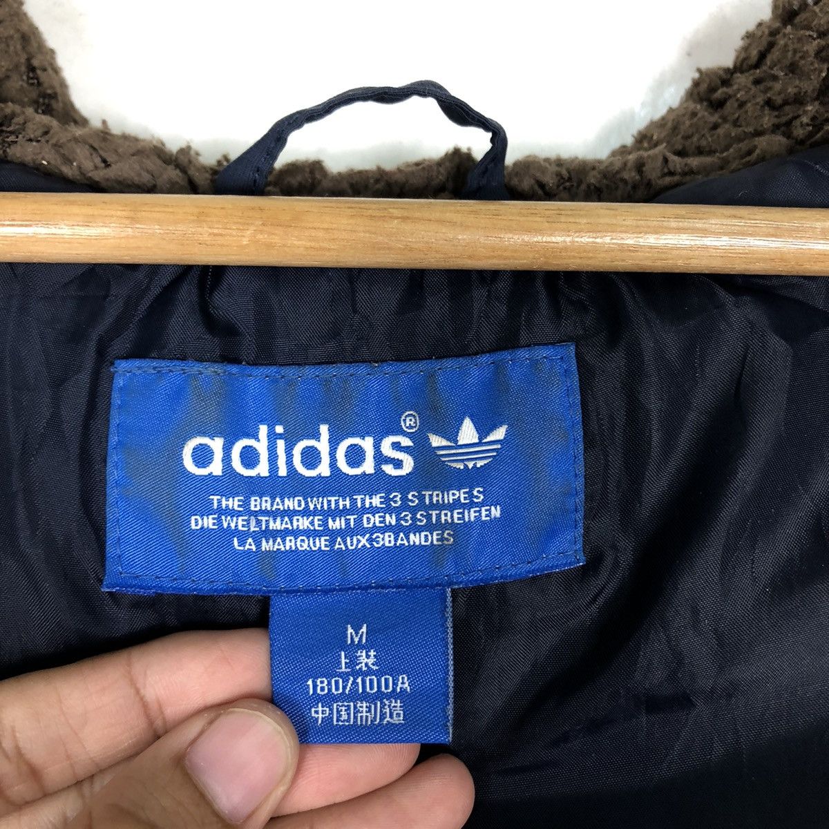 Adidas 🔥Vtg Biker Puffer Down Light Jacket Adidas Size US M / EU 48-50 / 2 - 19 Thumbnail
