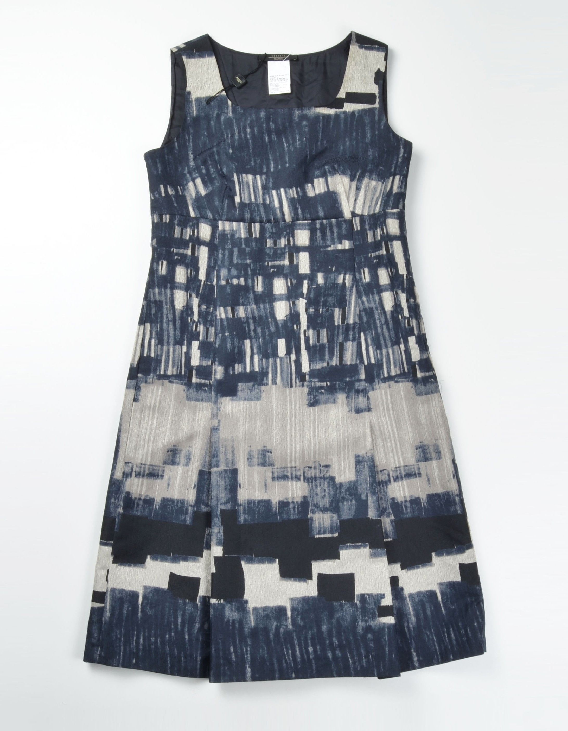 Weekend Max Mara Weekend Max Mara Abstract Print Sleeveless Fit & Flare Dress Size L / US 10 / IT 46 - 1 Thumbnail