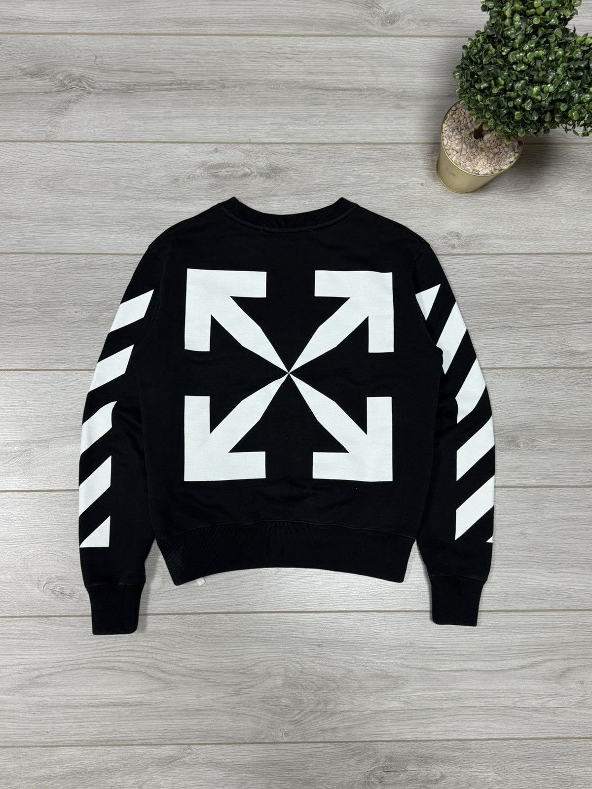 Off-White Off-White Mona Lisa tapes arrows sweatshirt Size US XS / EU 42 / 0 - 2 Thumbnail