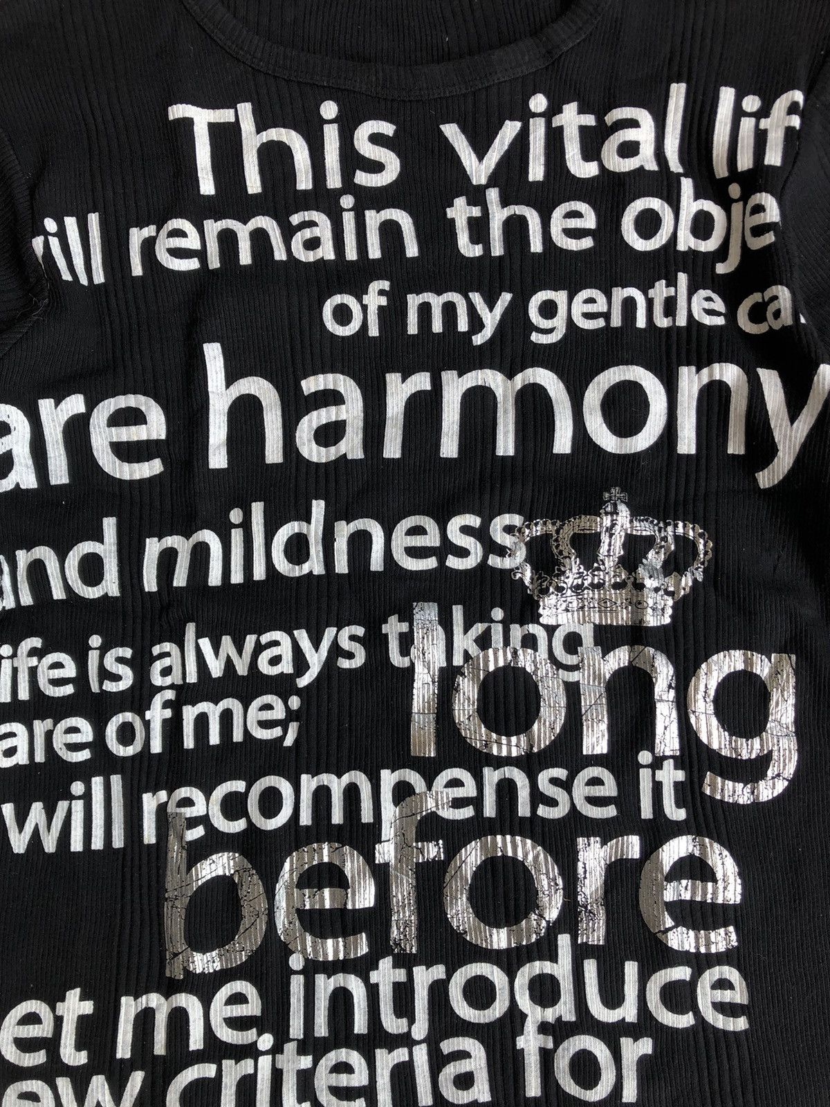 Japanese Brand Time Step Words Poem shirt Size US M / EU 48-50 / 2 - 3 Thumbnail