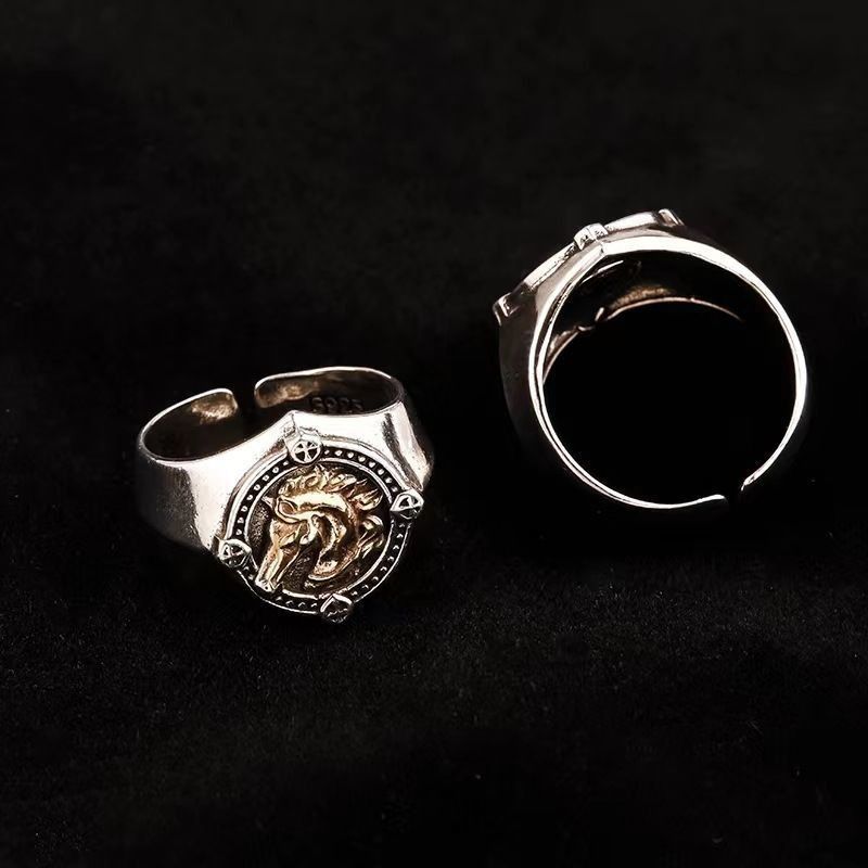 Jewelry Dark Jewelry Rings Open Size Chrome Ring (Size 7-13) Size ONE SIZE - 3 Thumbnail