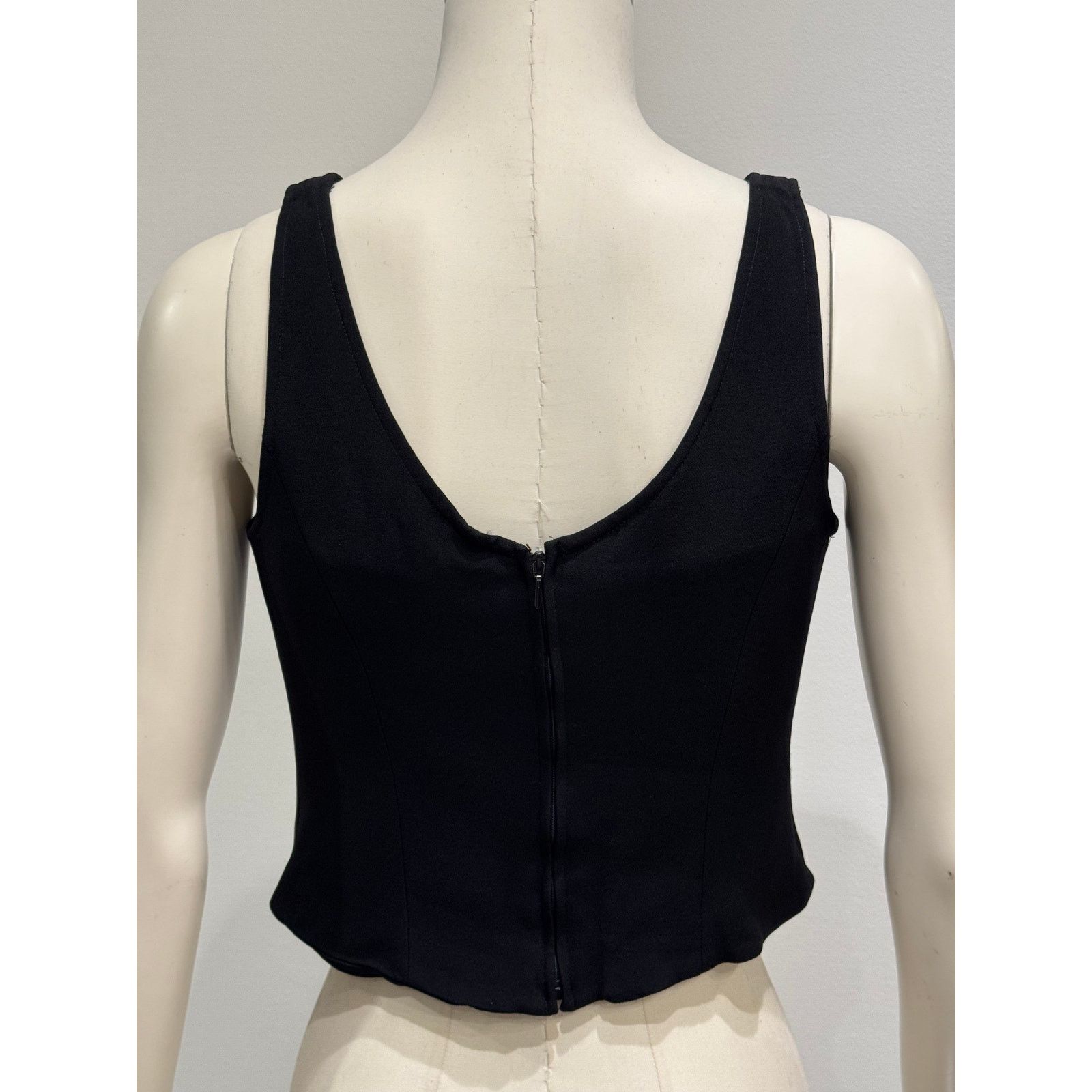 Moschino 1990s Moschino lace-up corseted top Size L / US 10 / IT 46 - 3 Thumbnail