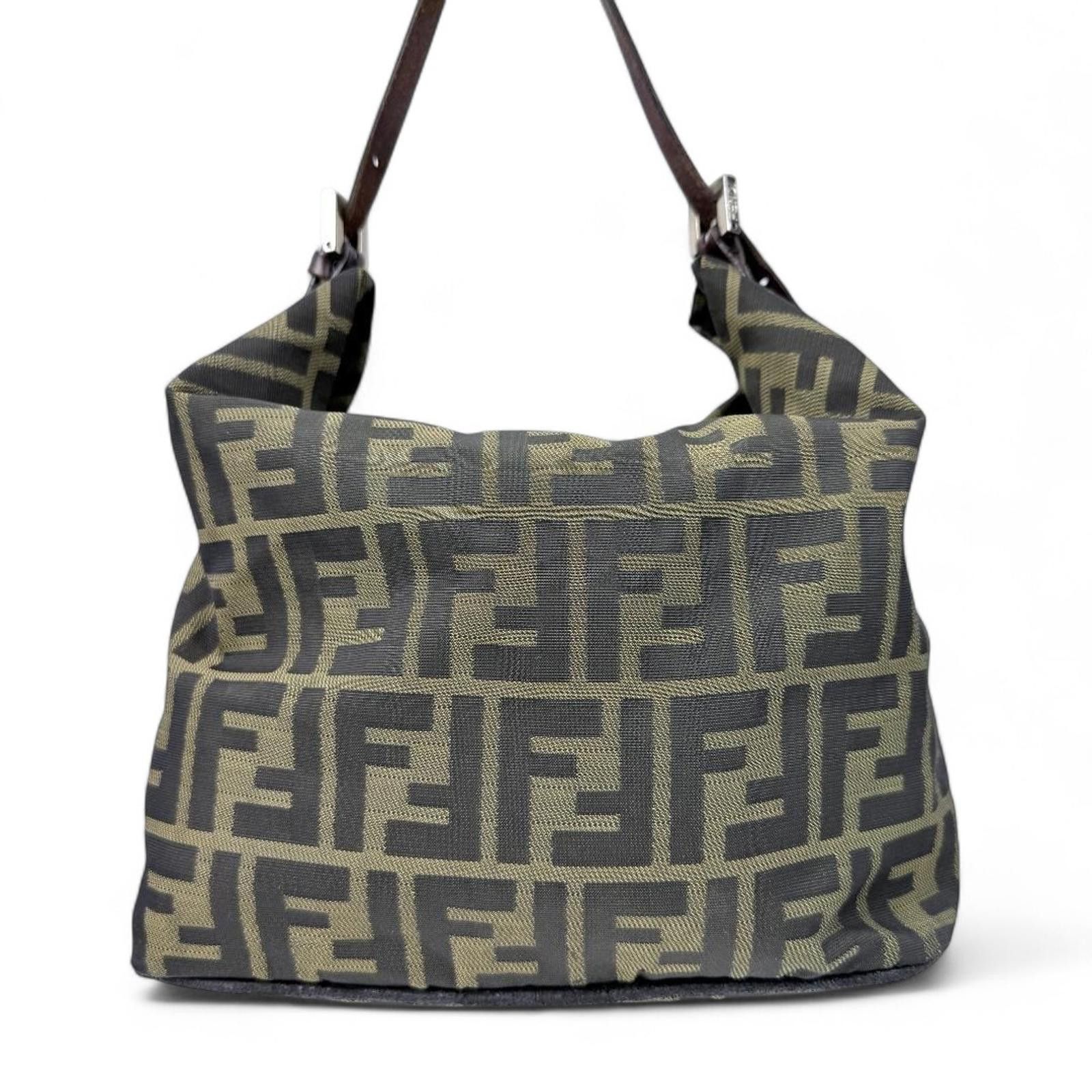 Fendi Fendi - Vintage Zucca Canvas Hobo Bag Size ONE SIZE - 3 Thumbnail
