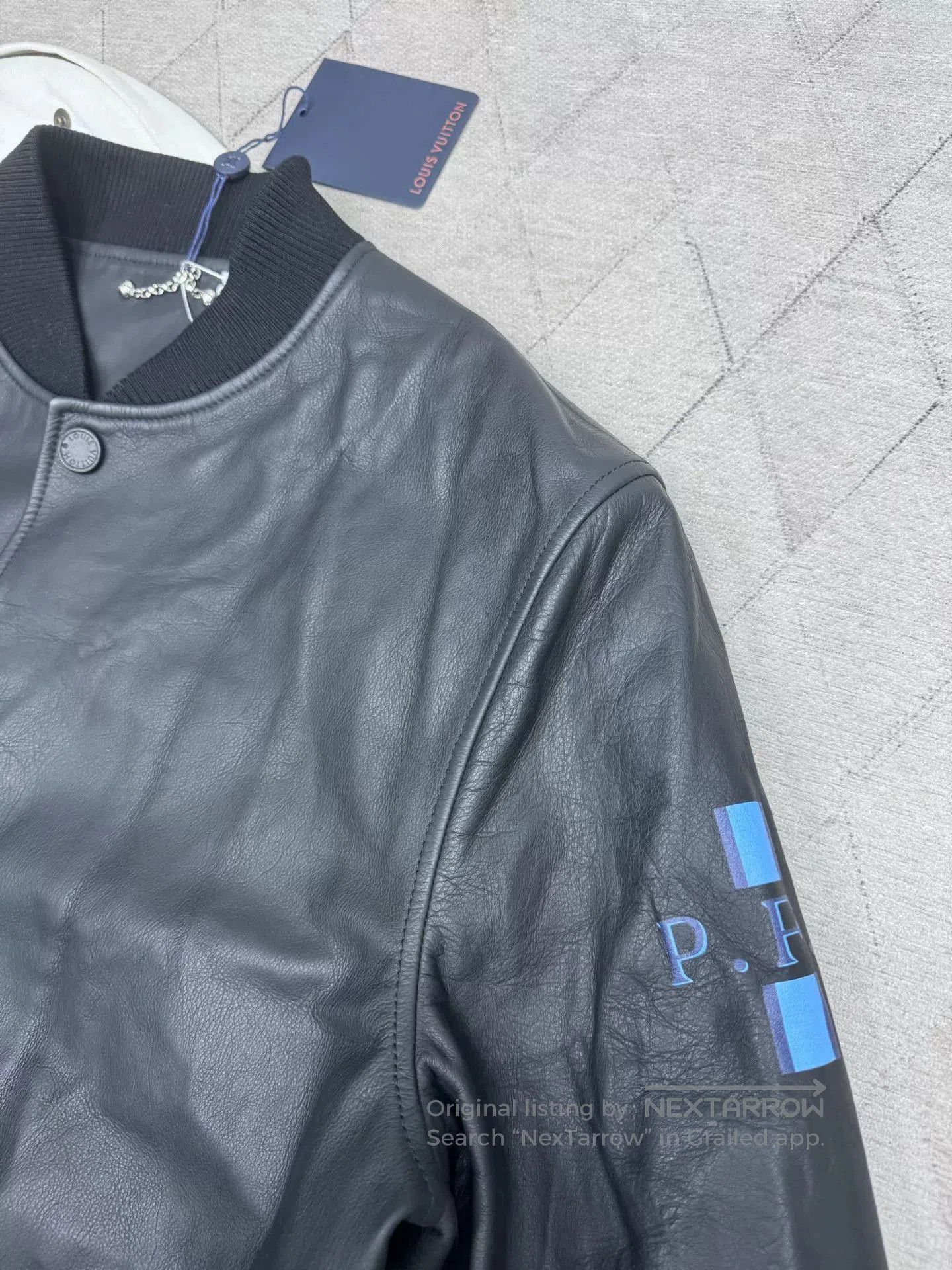 Louis Vuitton LV NBA Calf Leather Baseball Jacket. Size US L / EU 52-54 / 3 - 3 Thumbnail