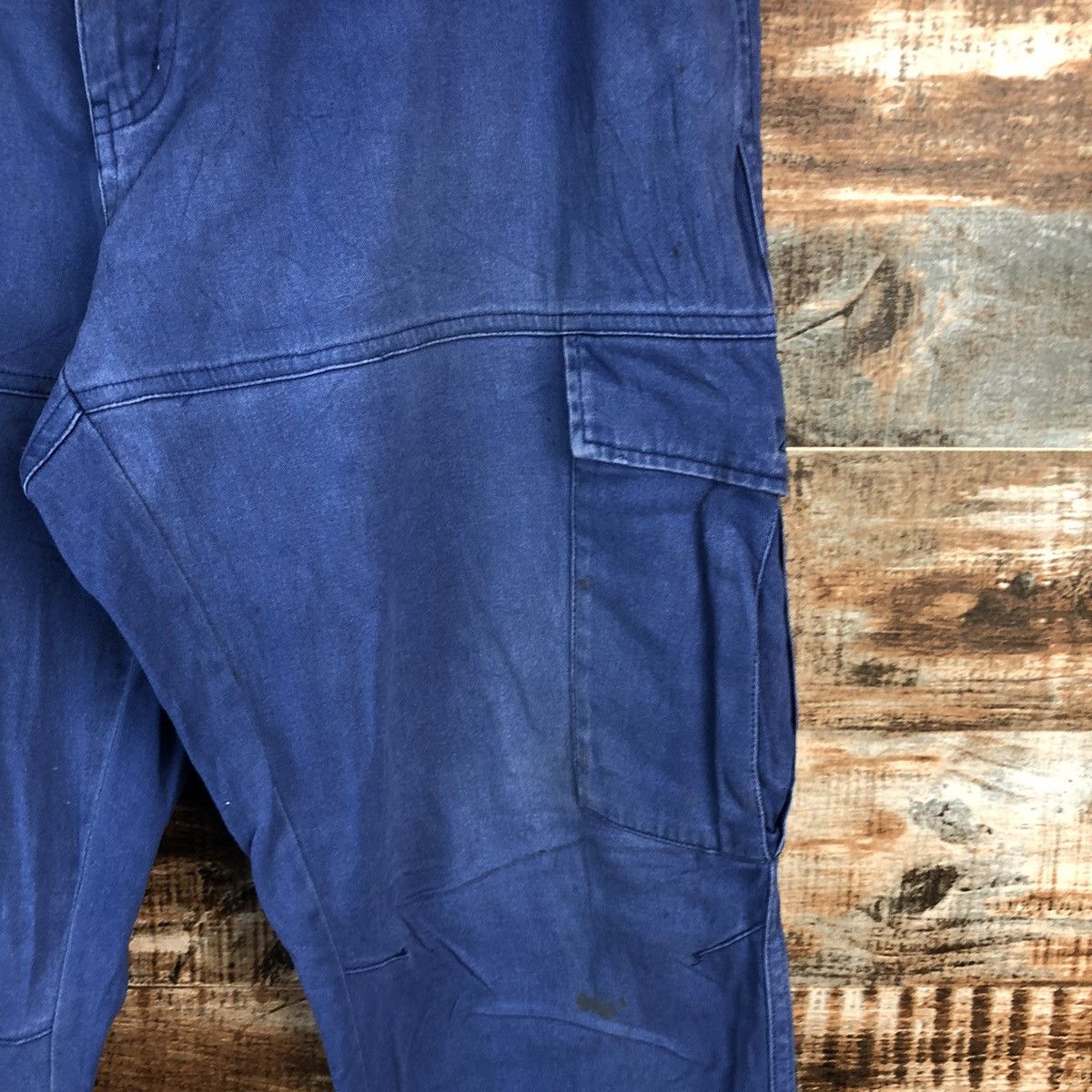 Other DL Woods Blue Cargo Multipocket Pants #C619 Size US 31 - 10 Thumbnail