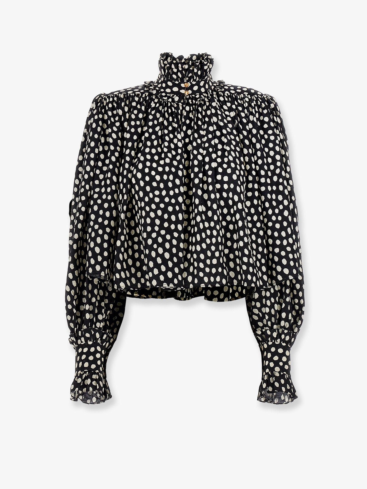 Chloe Polka-Dots Silk Shirt Size M / US 6-8 / IT 42-44 - 1 Thumbnail
