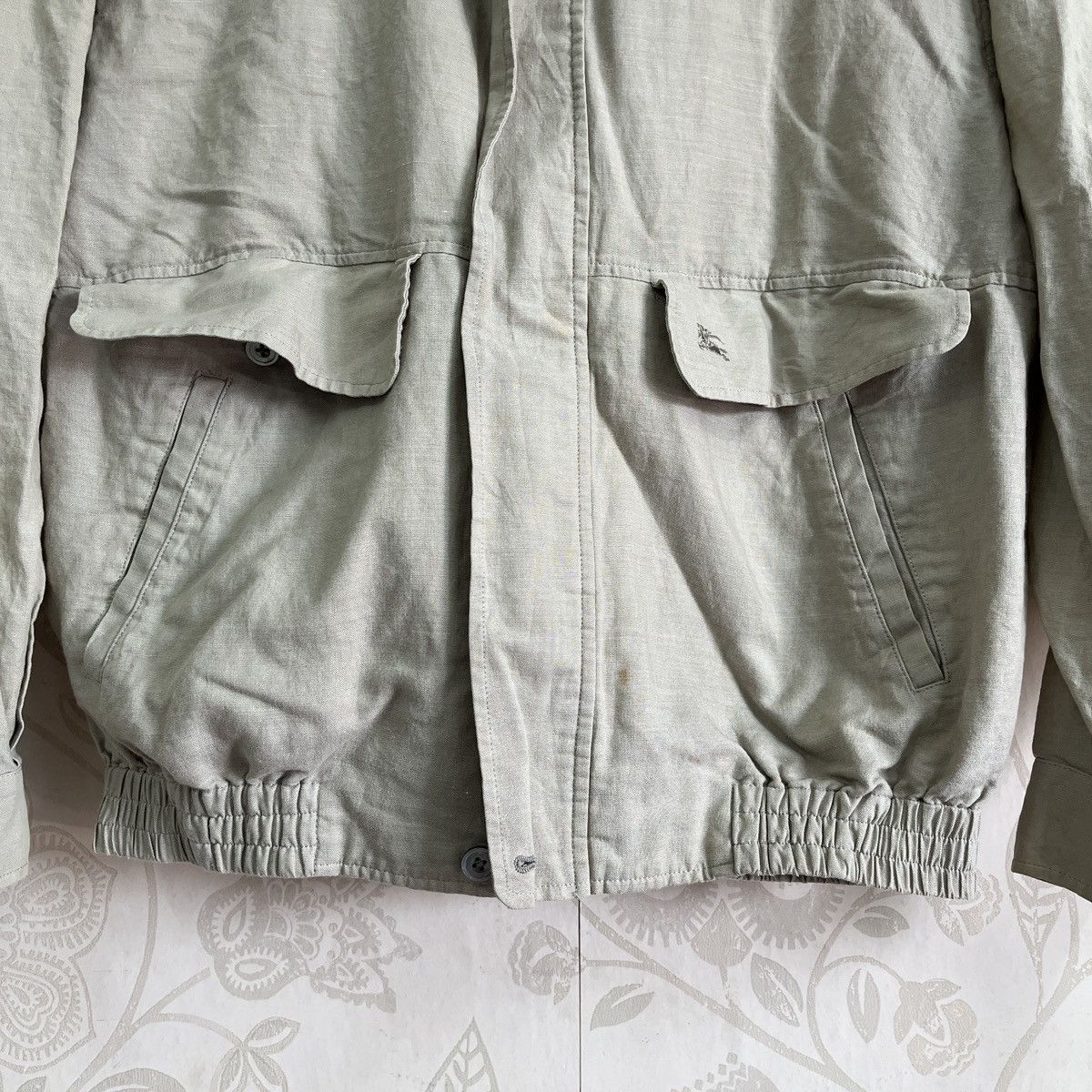 Burberry × Burberry Prorsum × Vintage Vintage 80s Burberrys Prorsum Bomber Light Jacket Japan Size US M / EU 48-50 / 2 - 7 Thumbnail