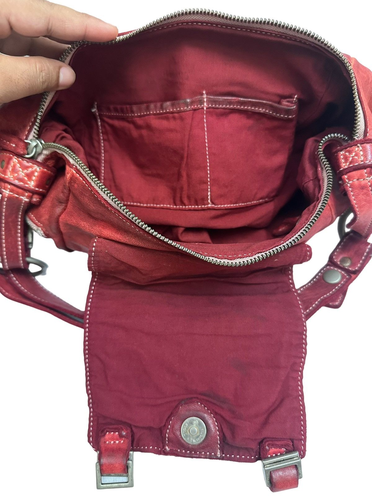 If Six Was Nine RARE ‼️ Bondage Leather Patina Handbag Size ONE SIZE - 9 Thumbnail