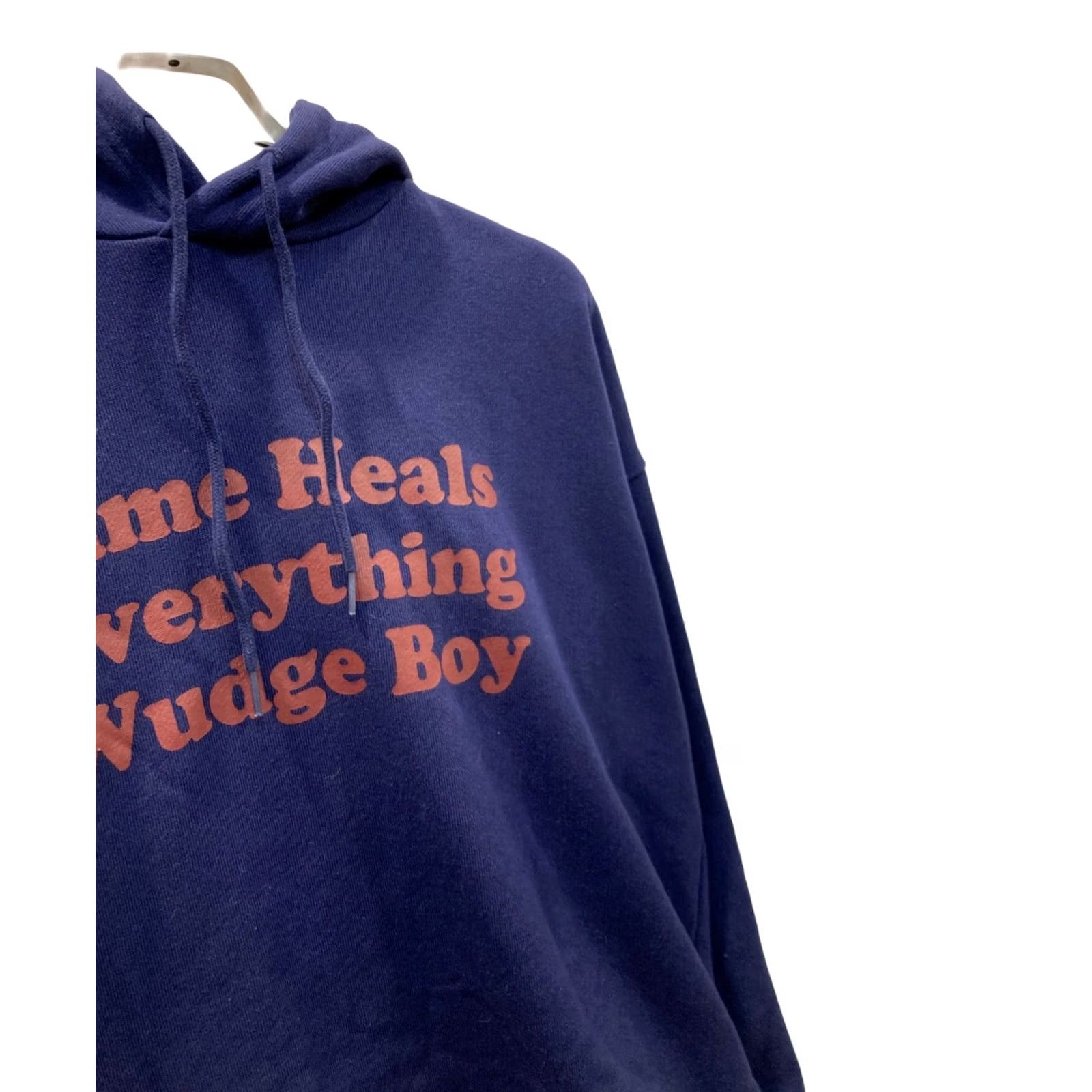 Vintage WudgeBOY Hoodie Men Navy M Size US M / EU 48-50 / 2 - 5 Thumbnail