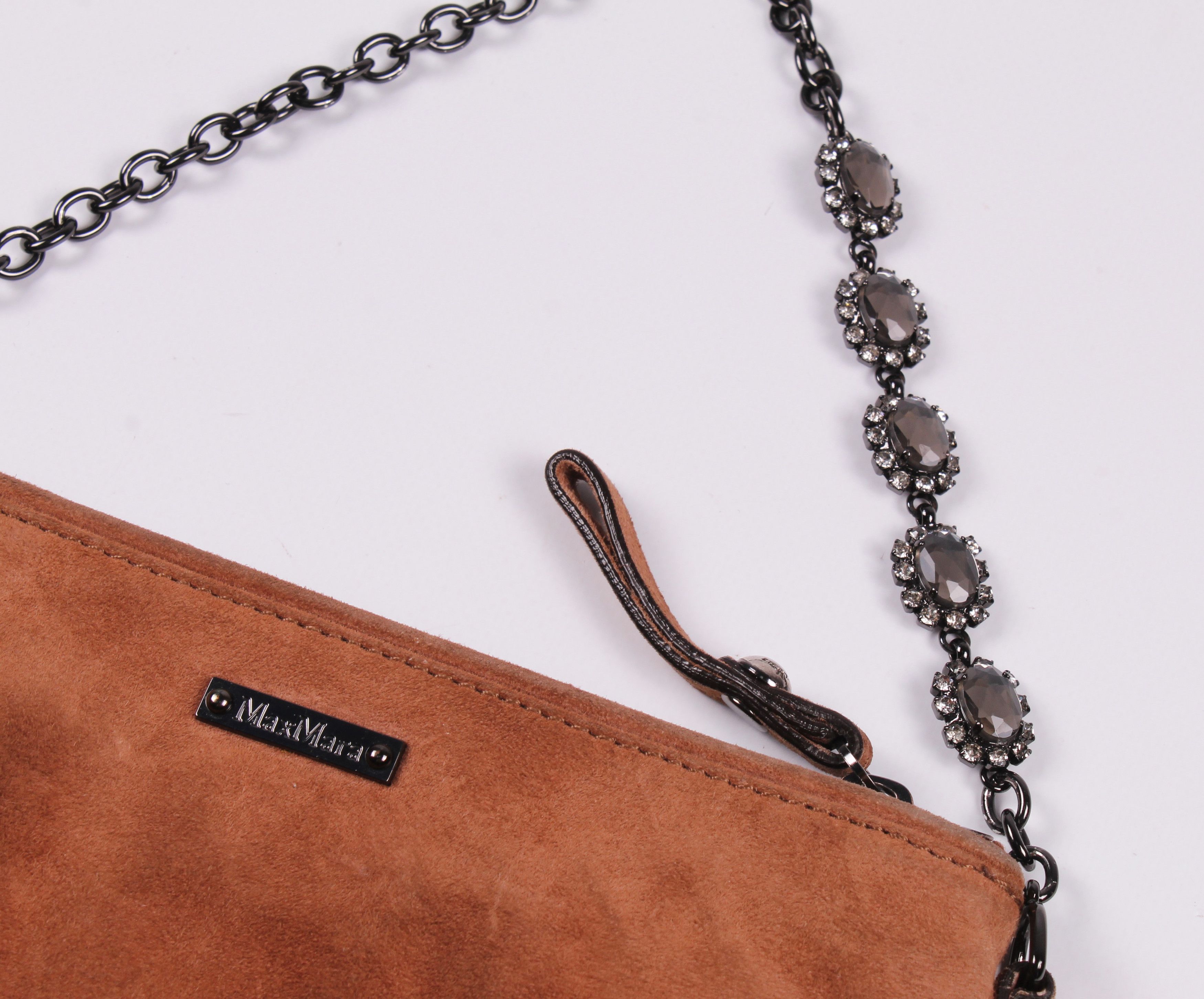 Max Mara Max Mara Small Suede Mini Bag Size ONE SIZE - 2 Thumbnail